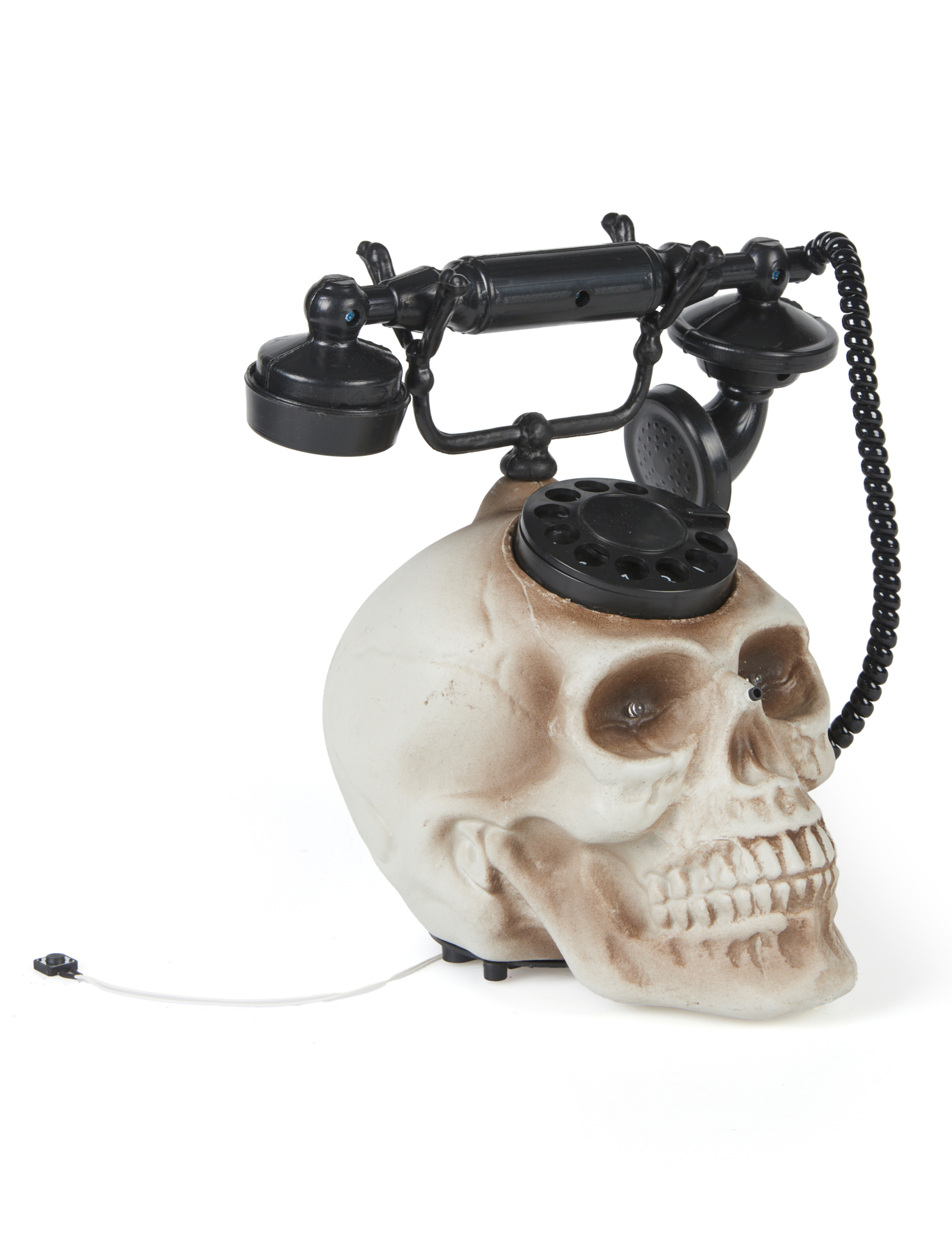 Téléphone tête de mort 22 x 25 cm