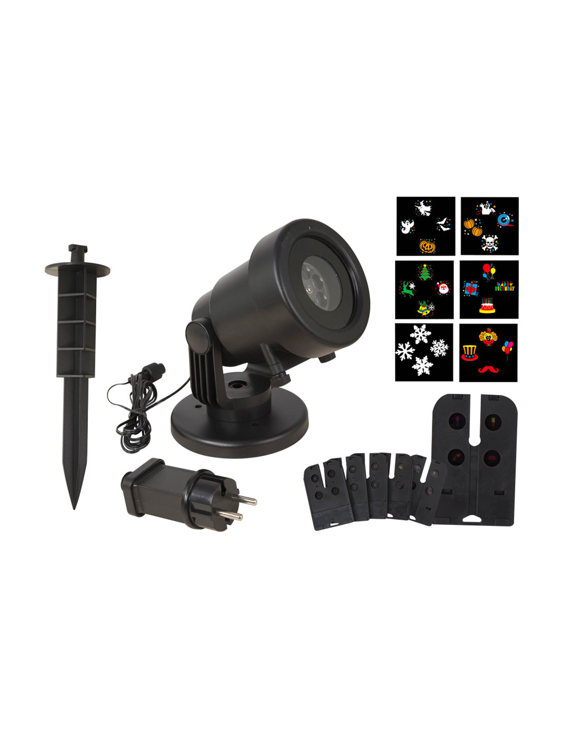 Projecteur LED intérieur et extérieur 6 motifs
