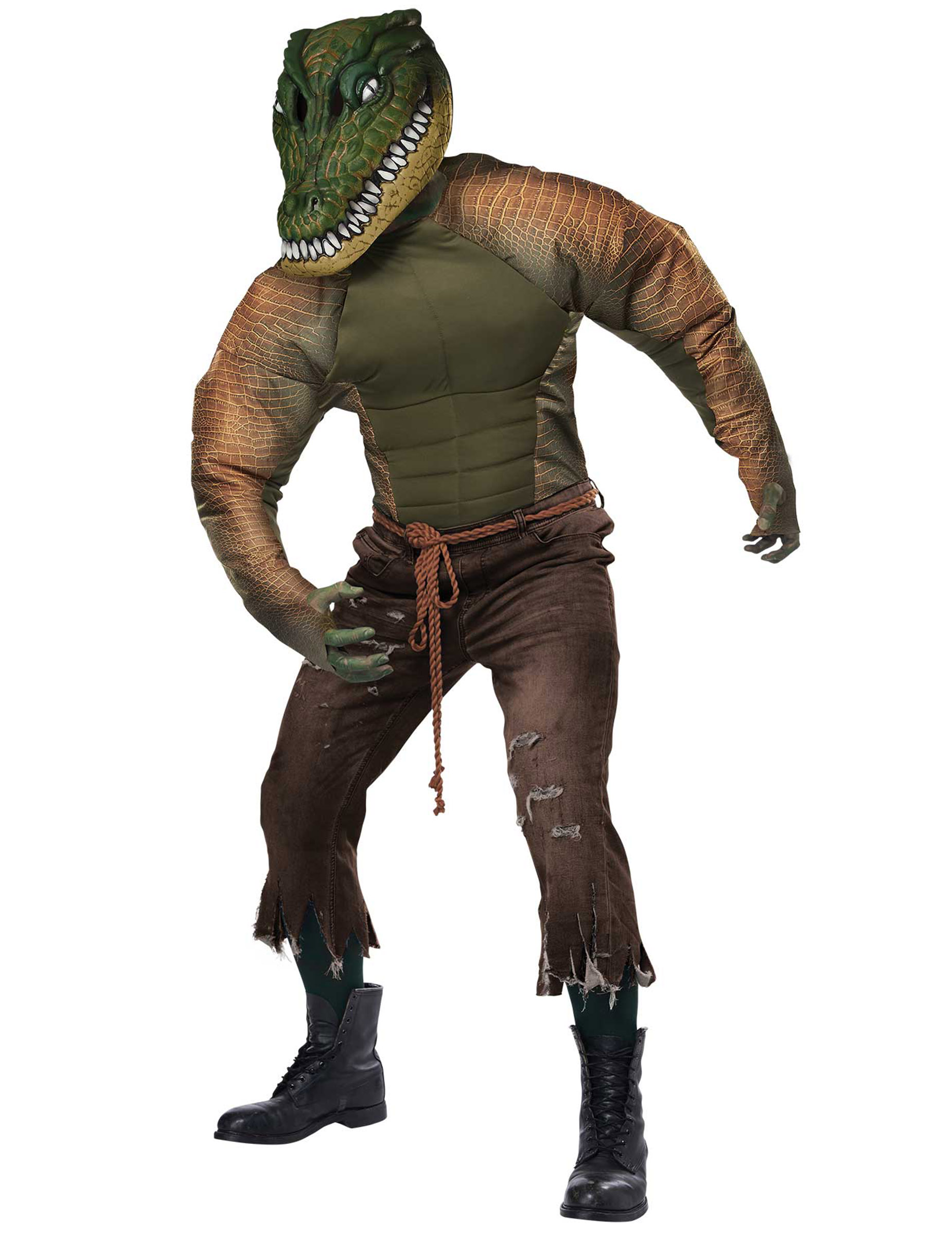 Déguisement l'homme crocodile luxe adulte