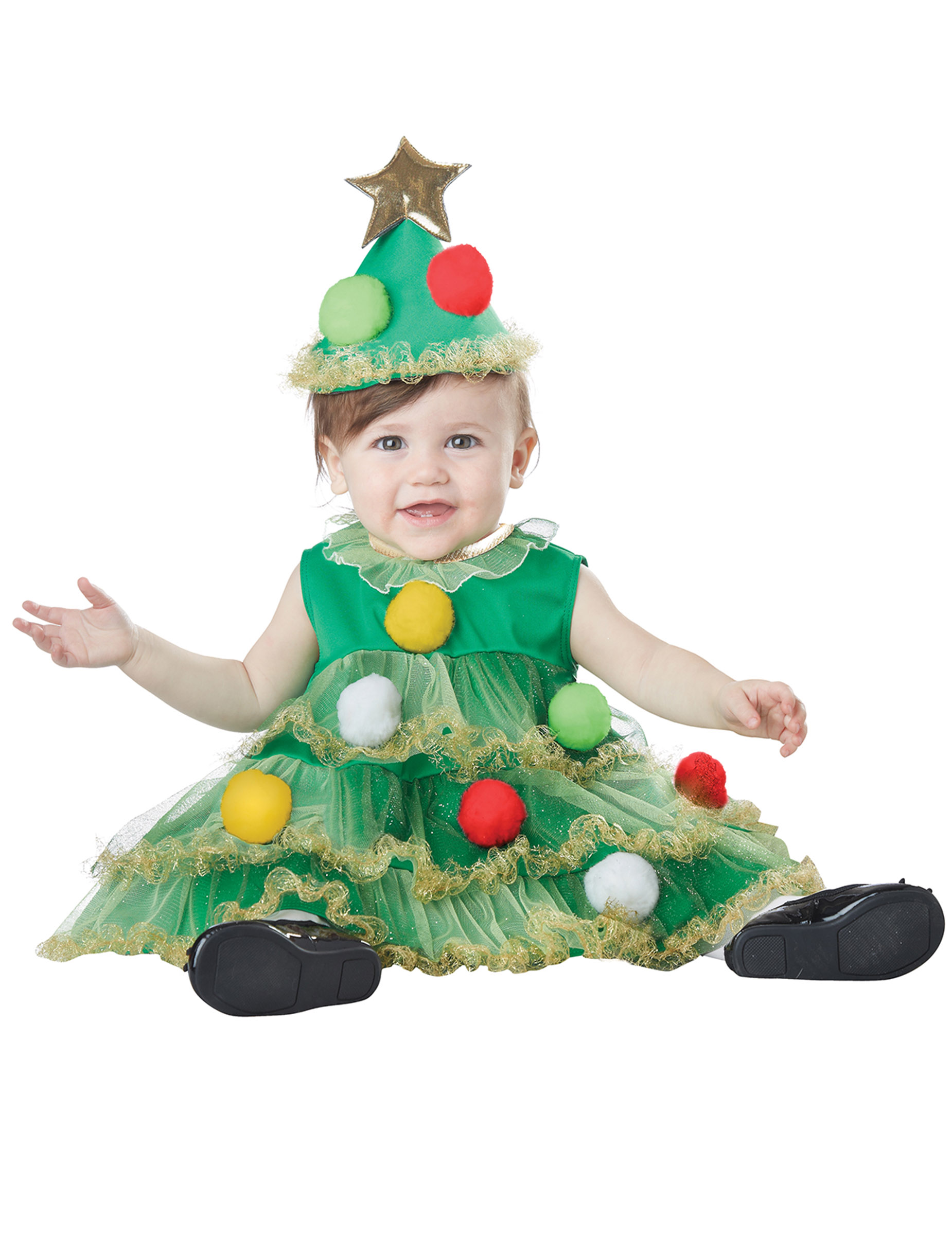Déguisement sapin de Noel luxe bébé
