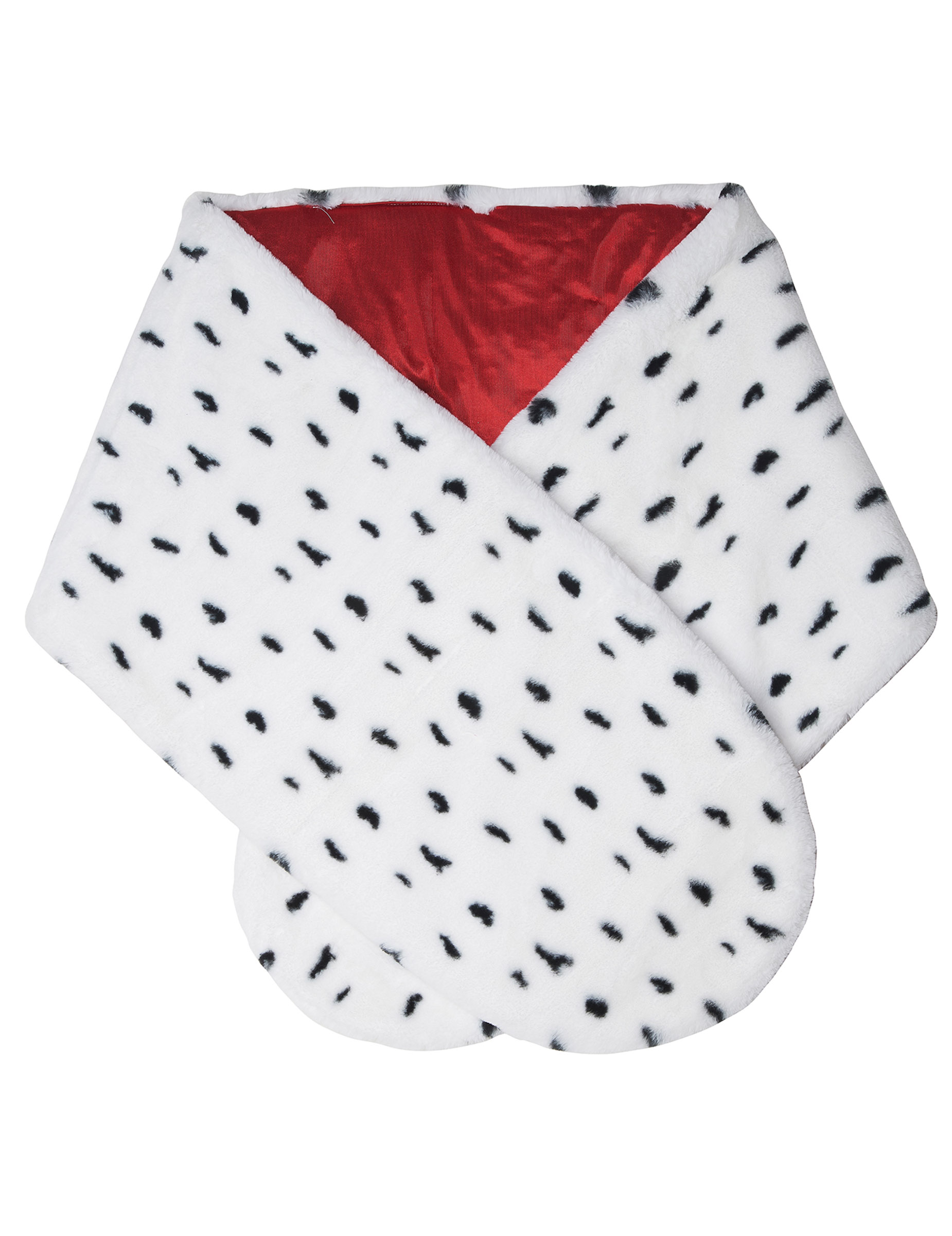 Echarpe en faux dalmatien adulte