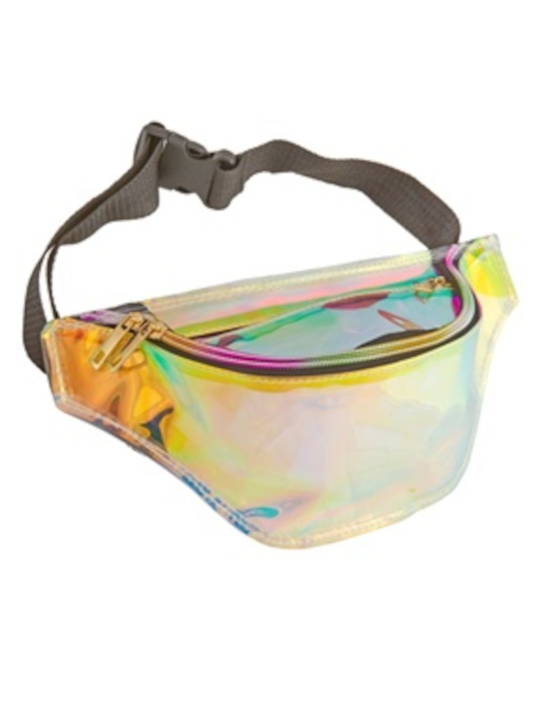 Sac banane holographique années 80 adulte