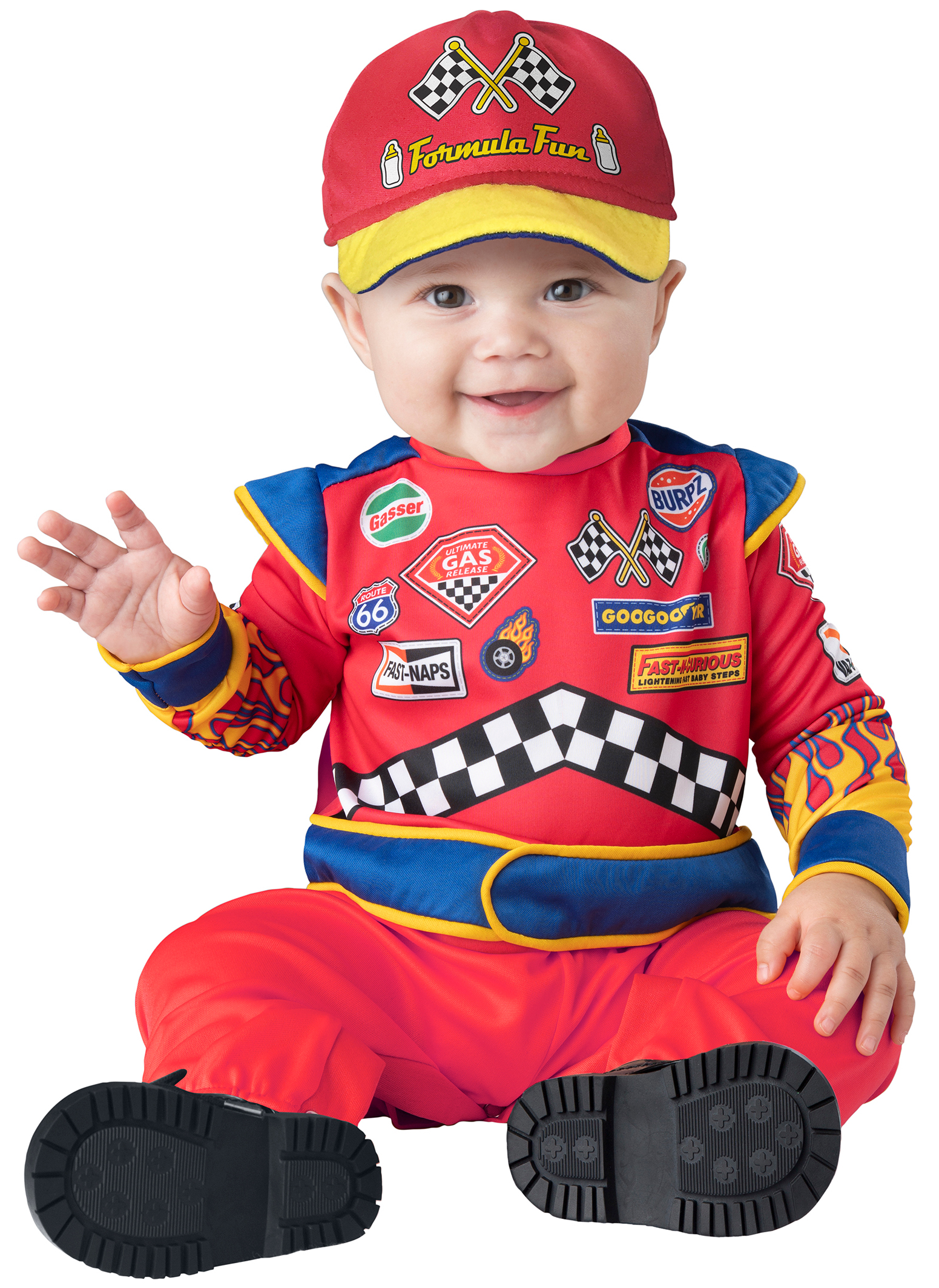 Déguisement pilote de course luxe bébé