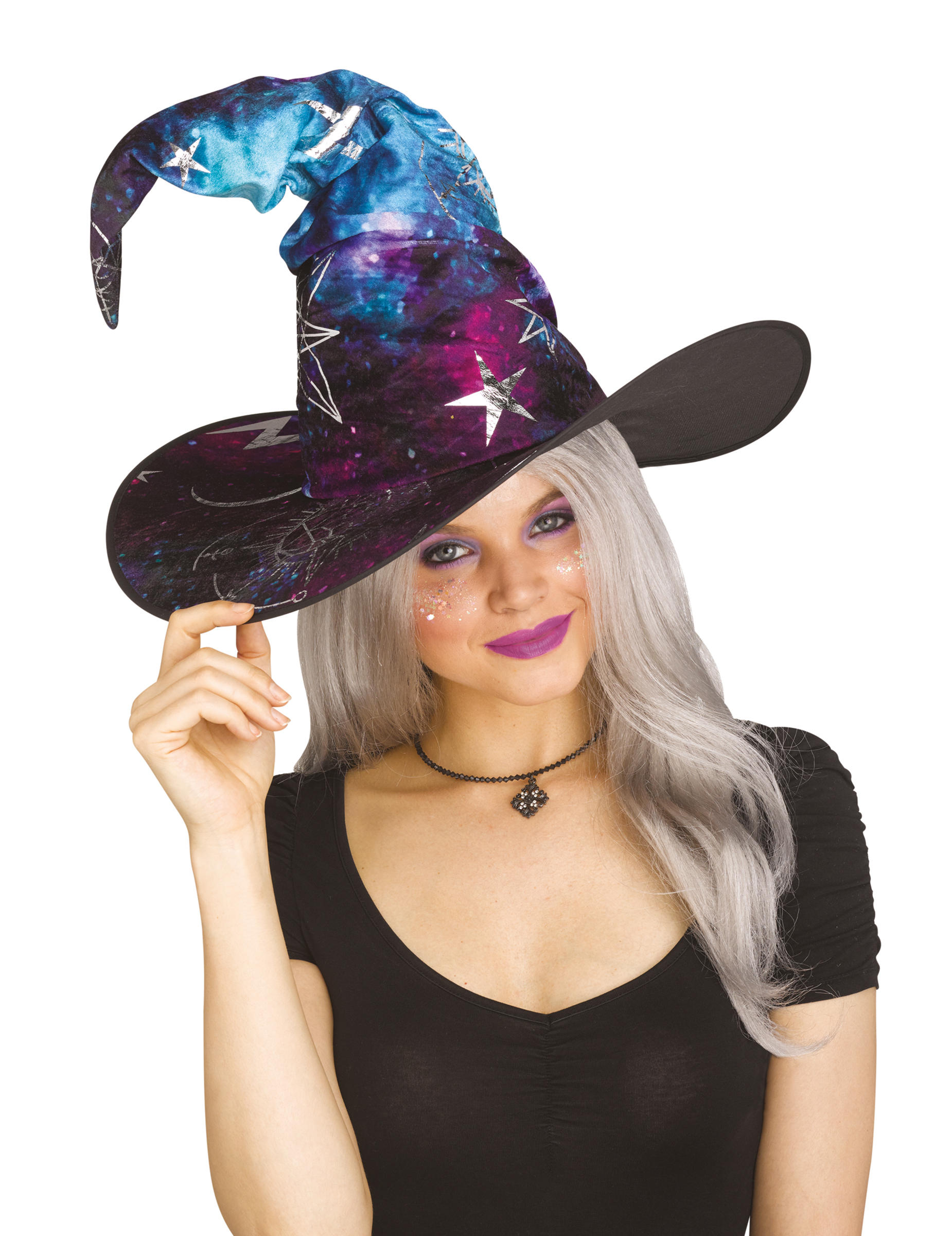 Chapeau de sorcière cosmic adulte