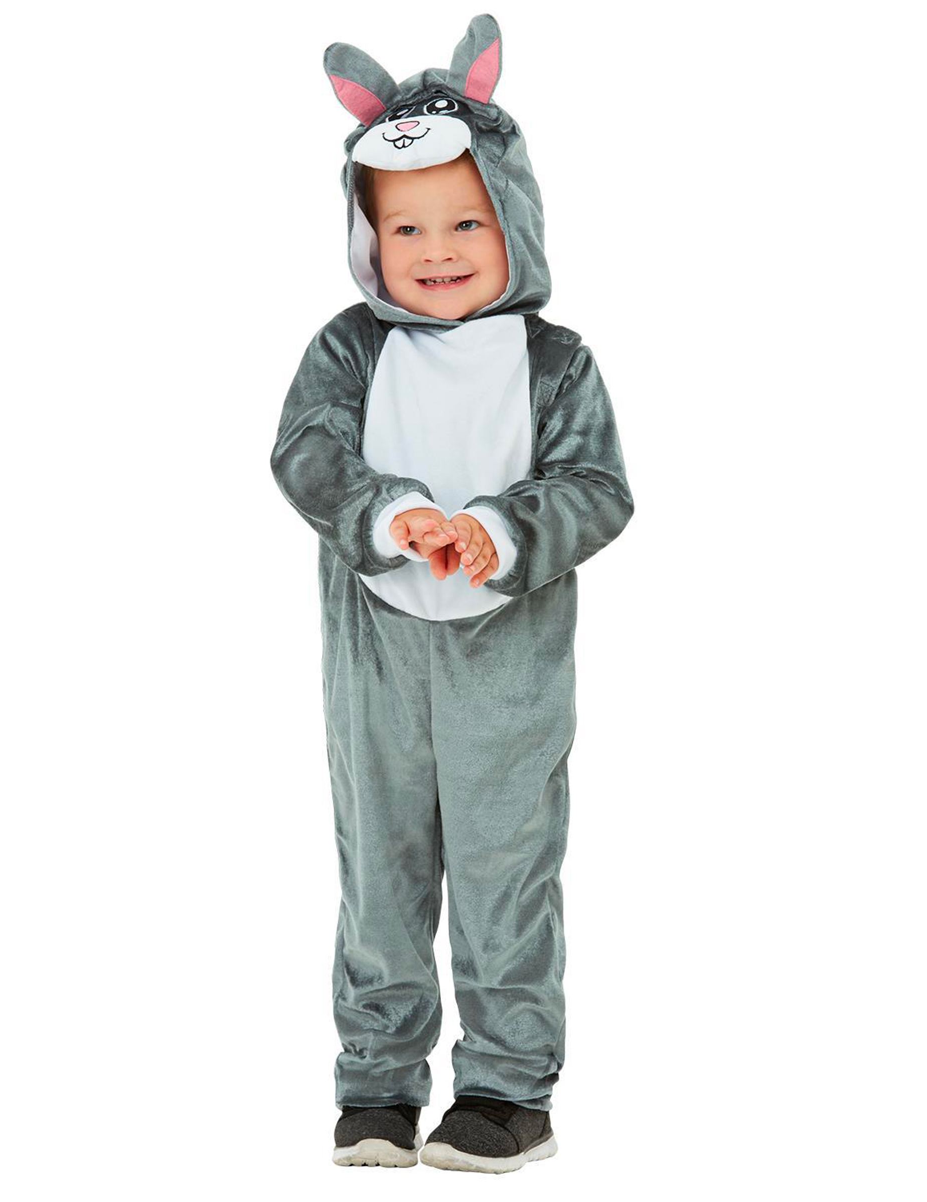 Déguisement lapin gris bébé