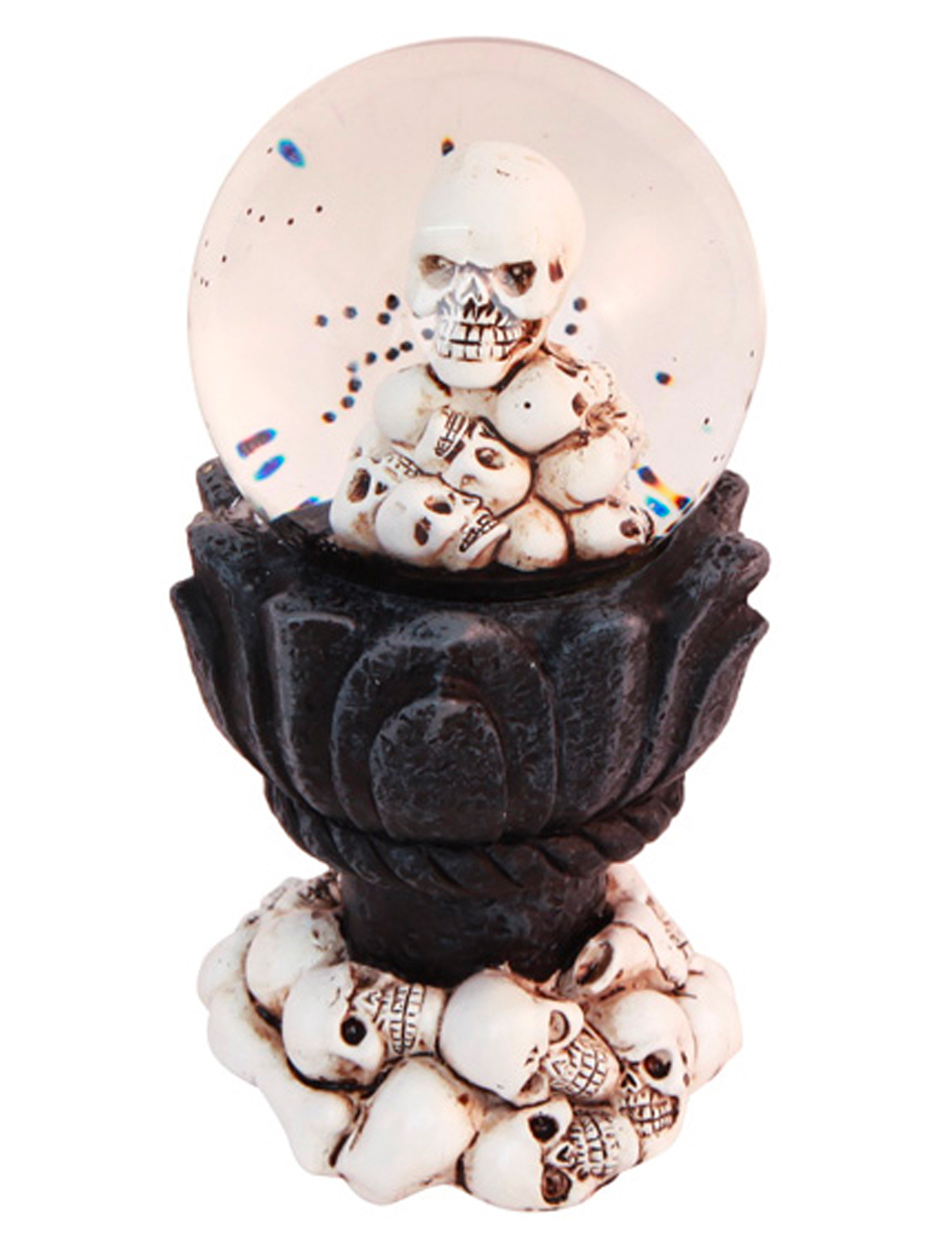 Boule à neige tête de mort 14 X 7 cm