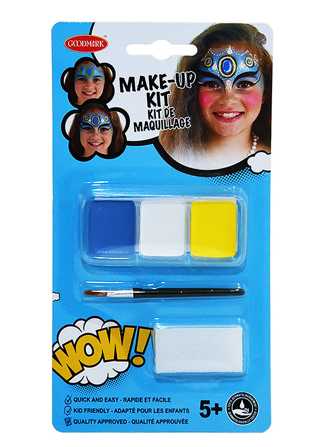Kit maquillage princesse orientale avec pinceau et éponge fille
