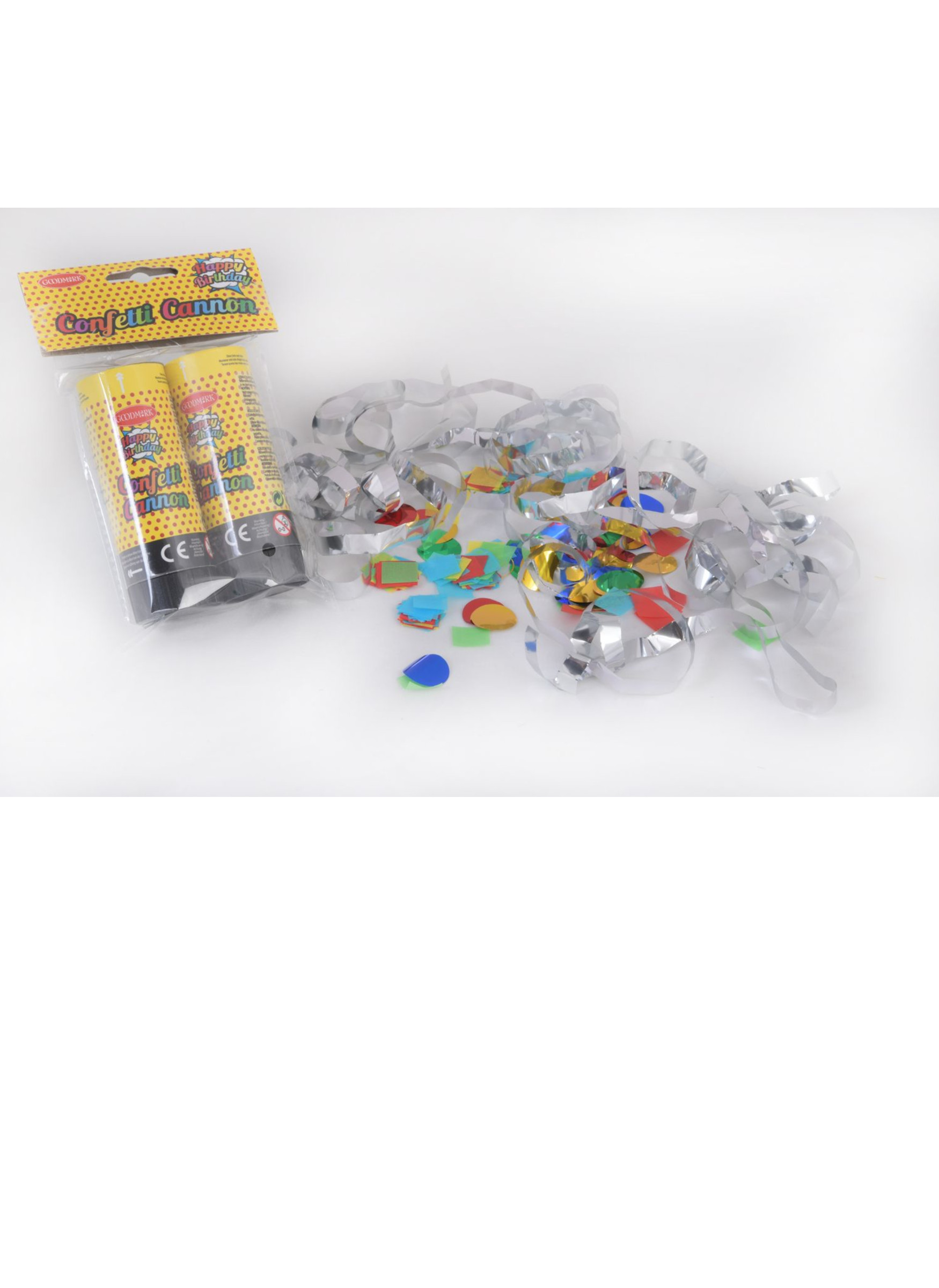 2 Canons confettis 11 cm