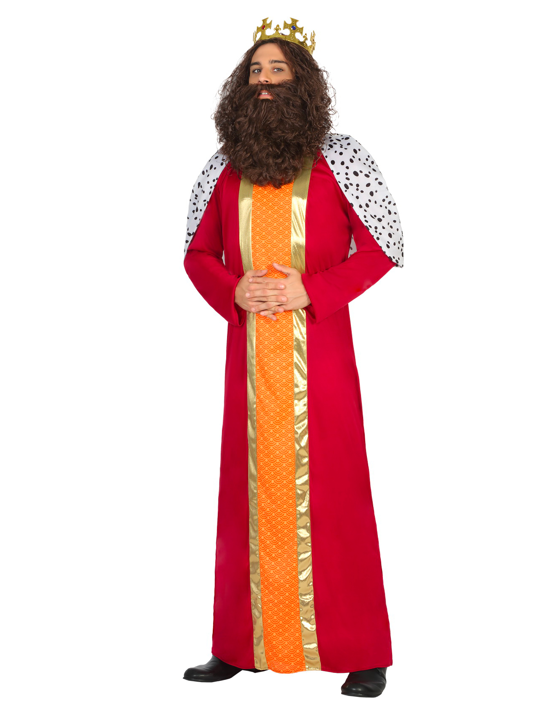 Déguisement roi mage rouge adulte