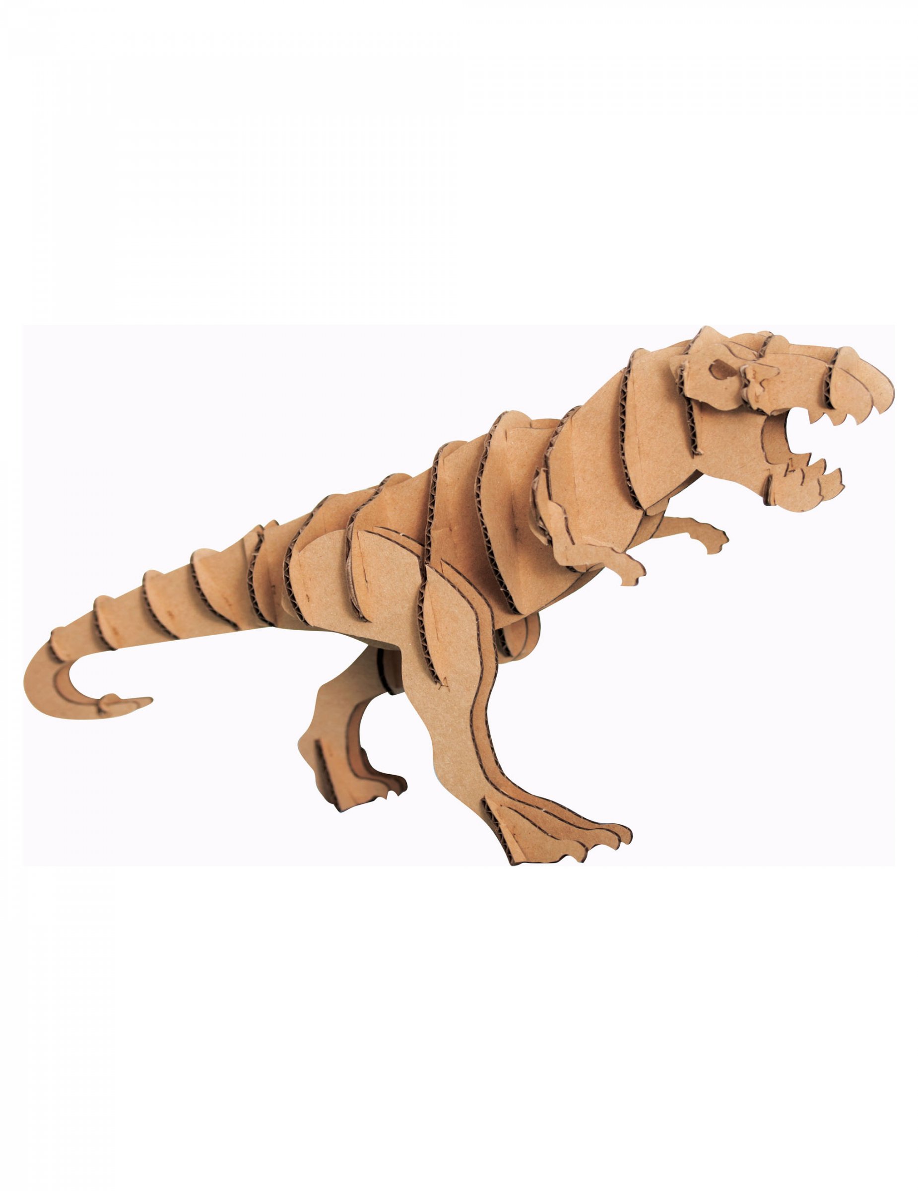 Maquette tyrannosaure en carton 20 x 7 x 10 cm