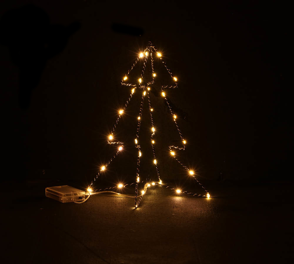 Décoration lumineuse sapin 30 cm