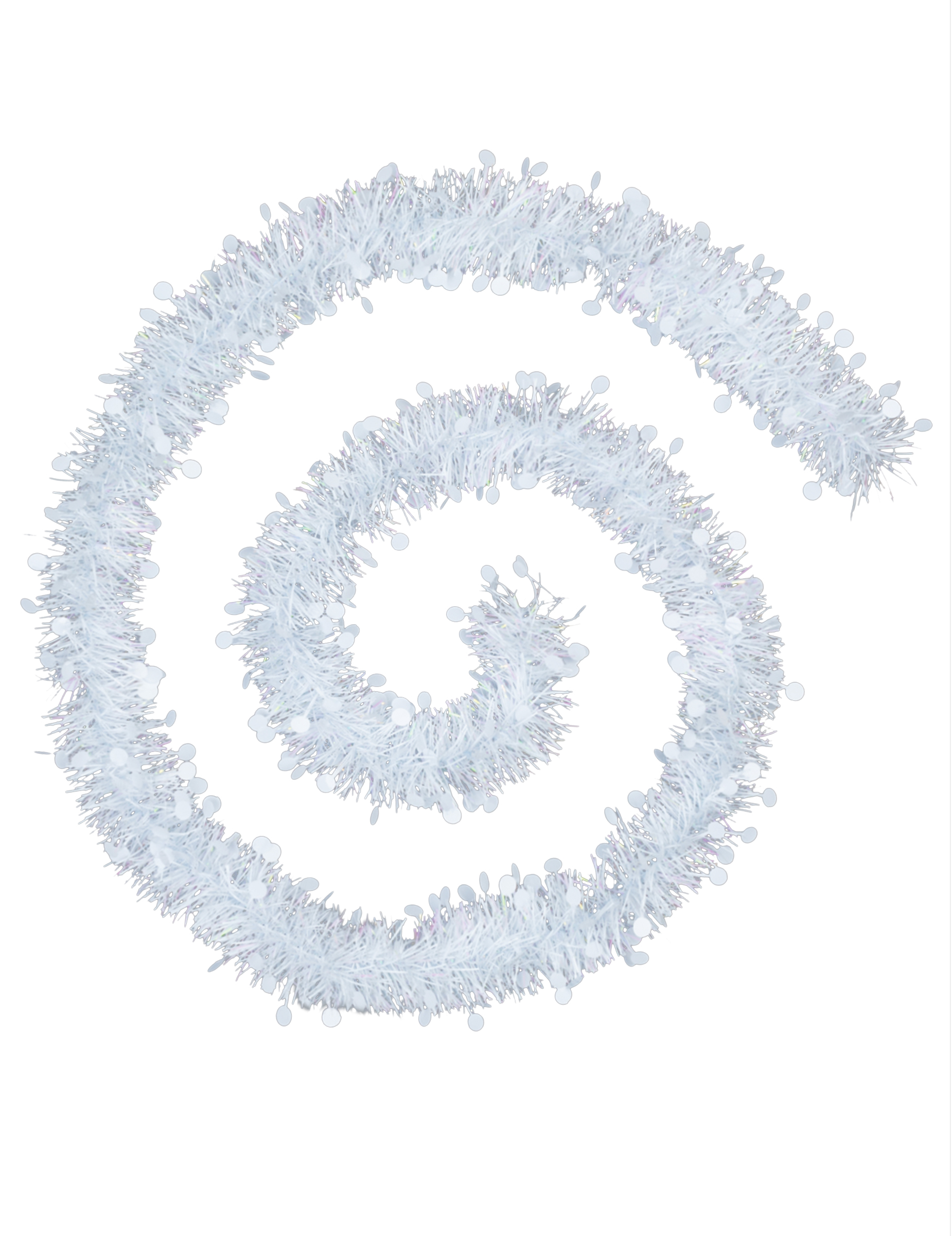Guirlande de sapin blanche 2 m