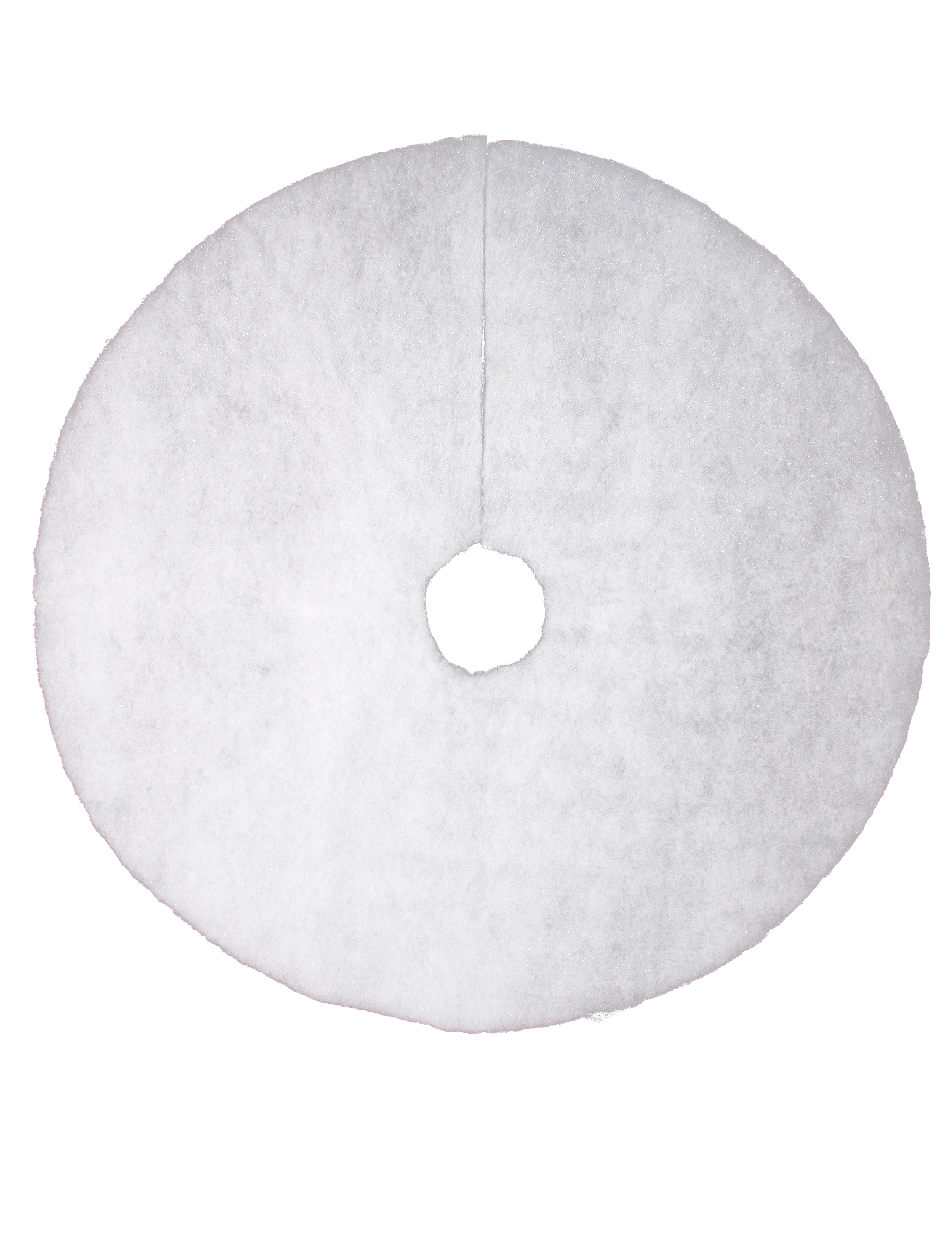 Tapis de sapin neige pailleté 100 cm