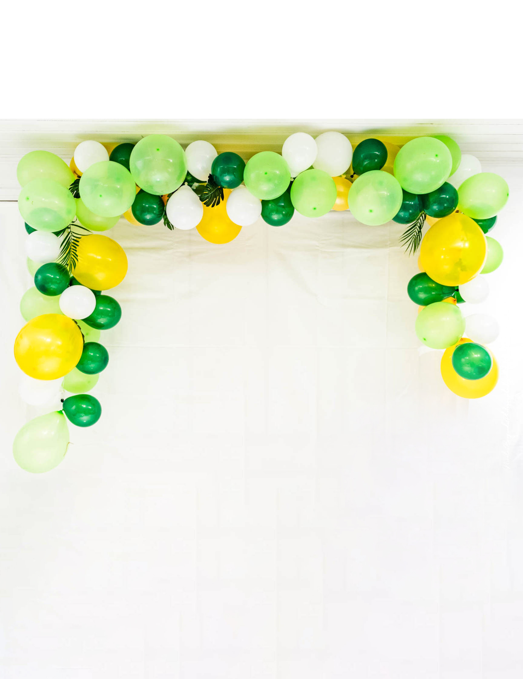 Kit arche de 70 ballons tropicale