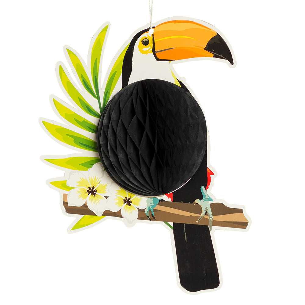 Suspension alévolée Toucan 25 x 19 cm