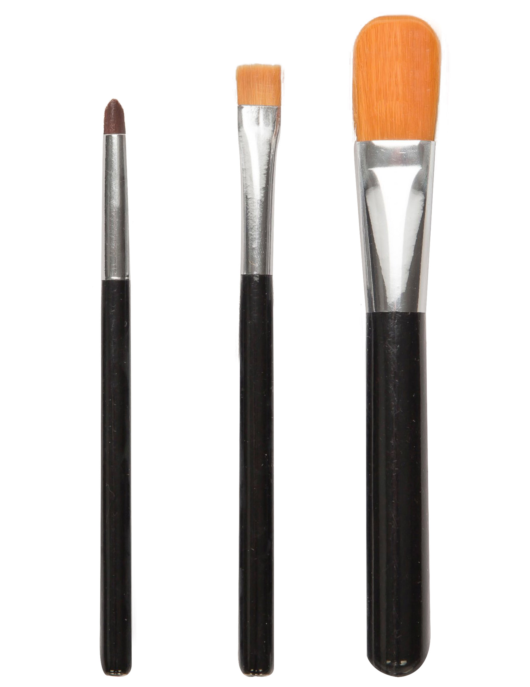 Lot de 3 pinceaux à maquillage