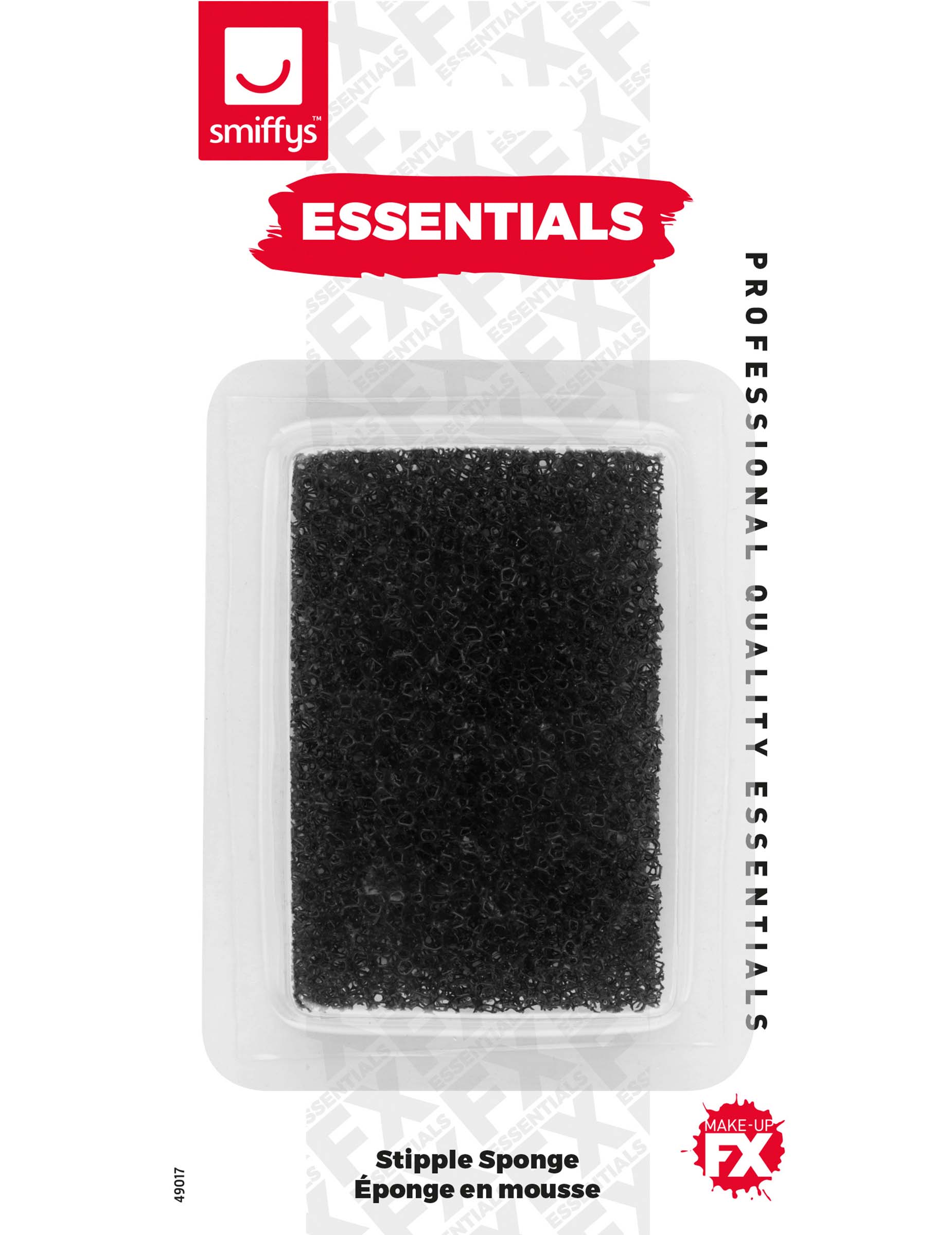 Eponge à barbe en mousse noire