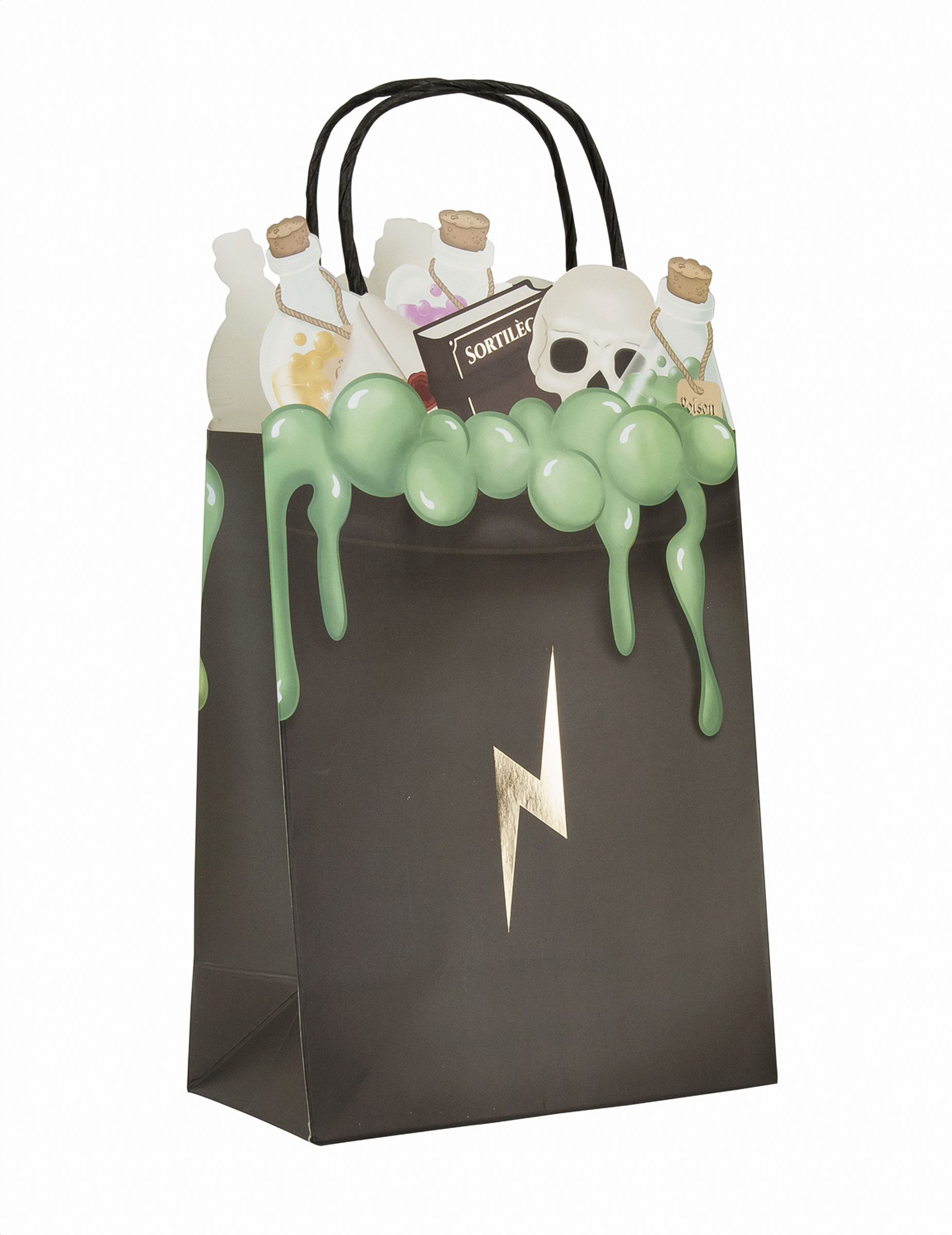 4 Sacs cadeaux en papier apprenti sorcier 20 cm