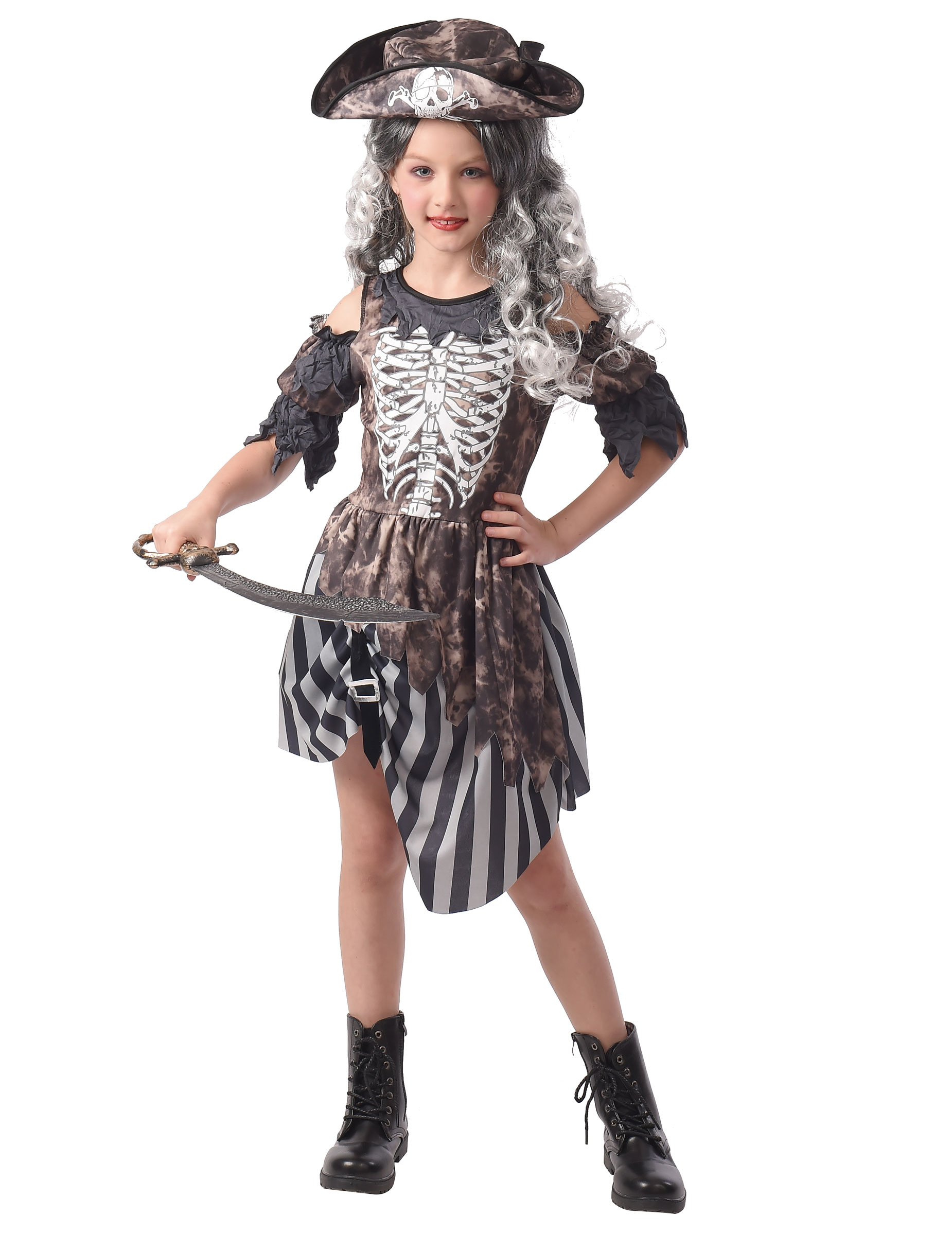 Déguisement pirate fantôme fille