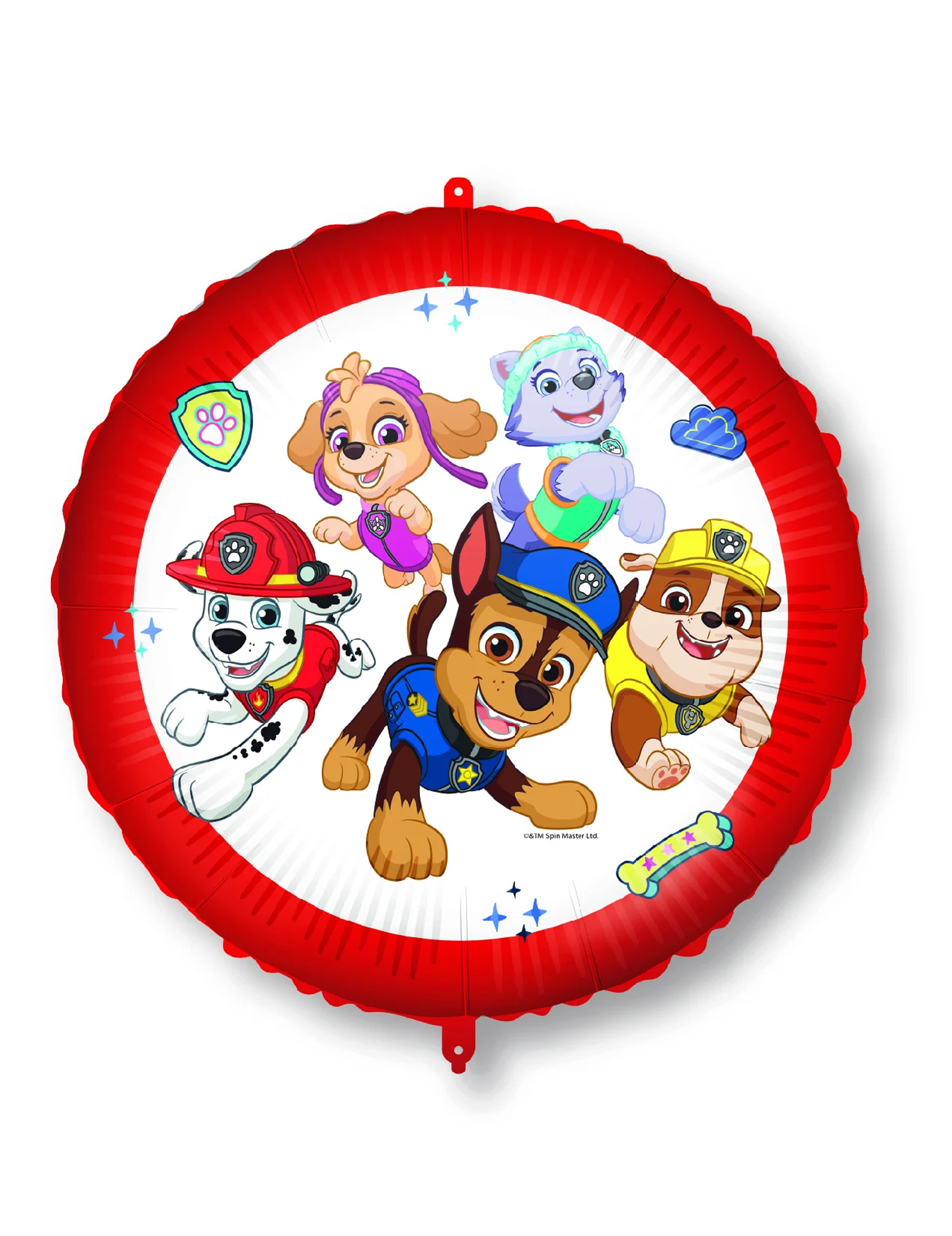 Ballon aluminium Pat Patrouille 46 cm