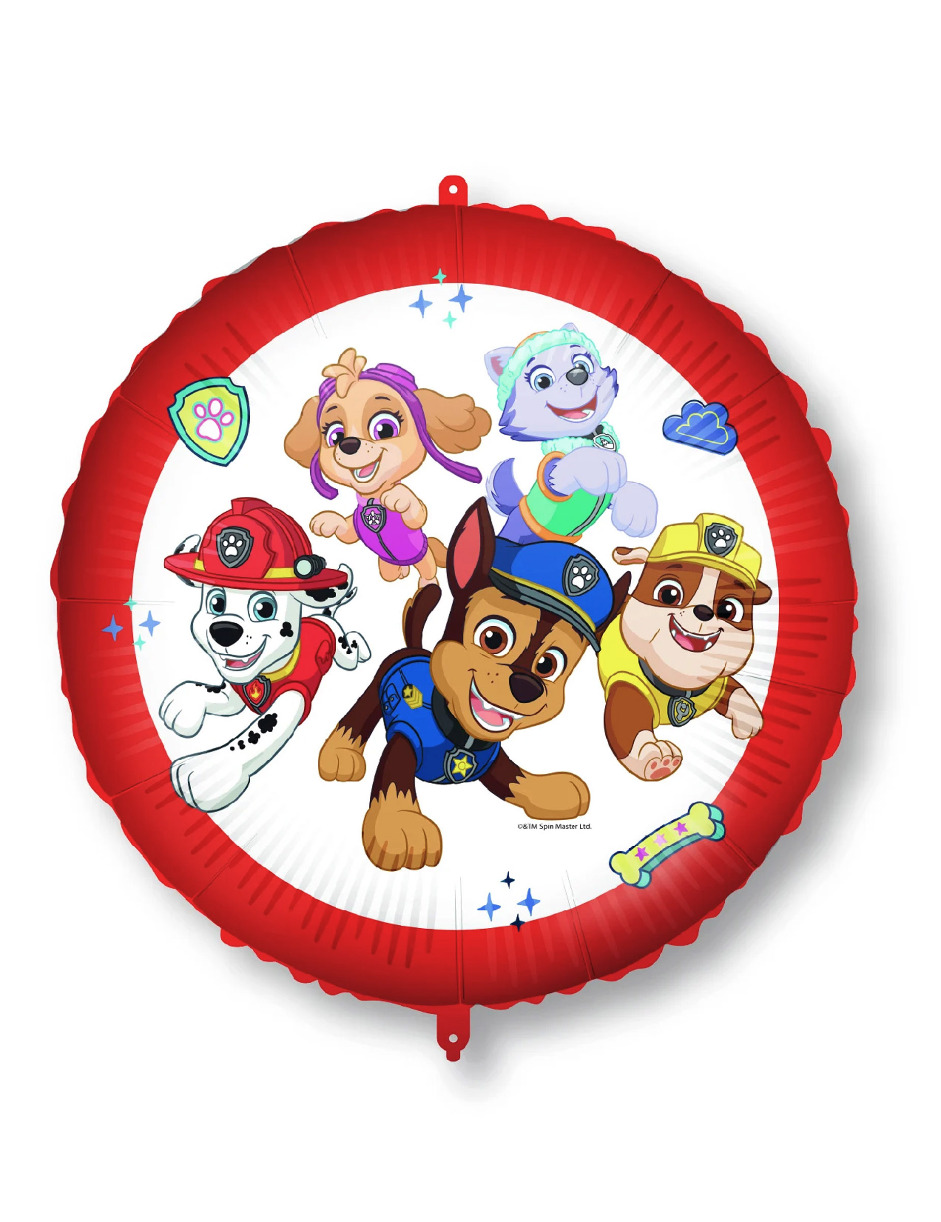 Ballon aluminium Pat Patrouille 46 cm