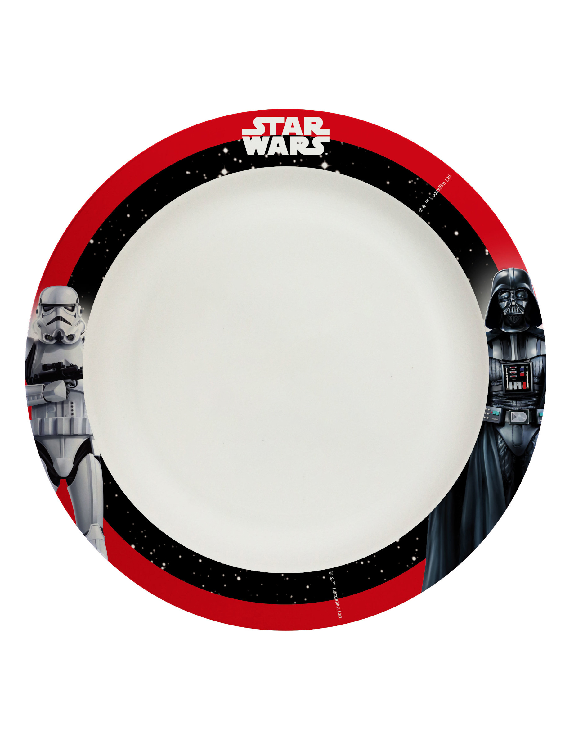 8 Assiettes en carton home compostable Star Wars Final Battle 24 cm