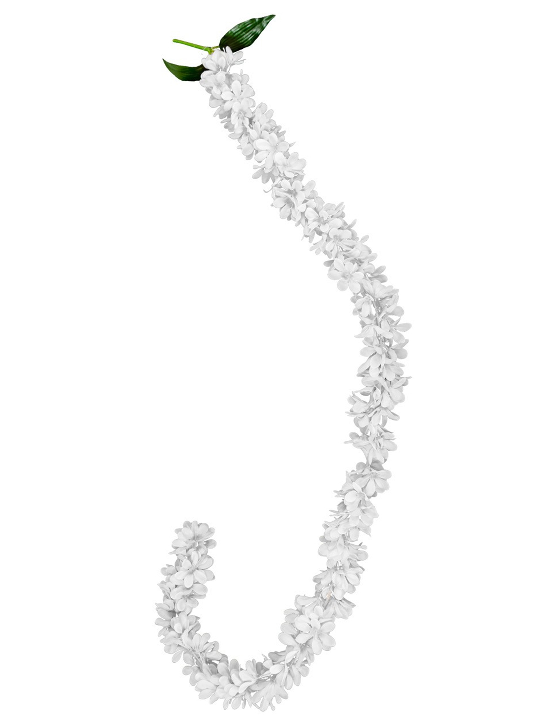 Guirlande de fleurs d'orchidée blanche 168 cm