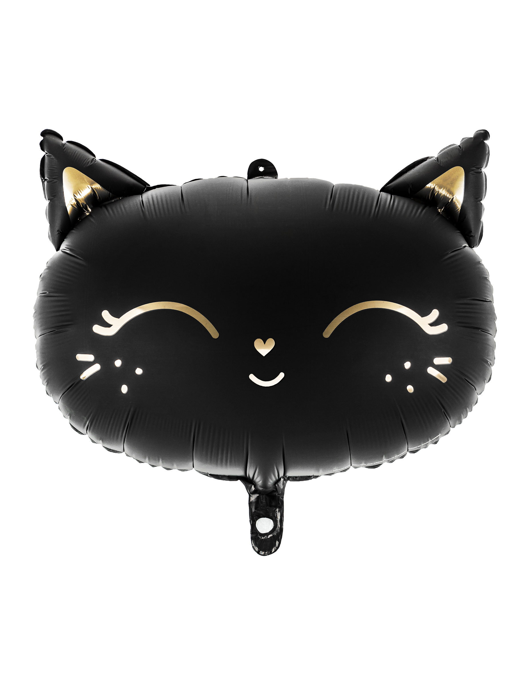 Ballon aluminium chat noir 48 x 36 cm