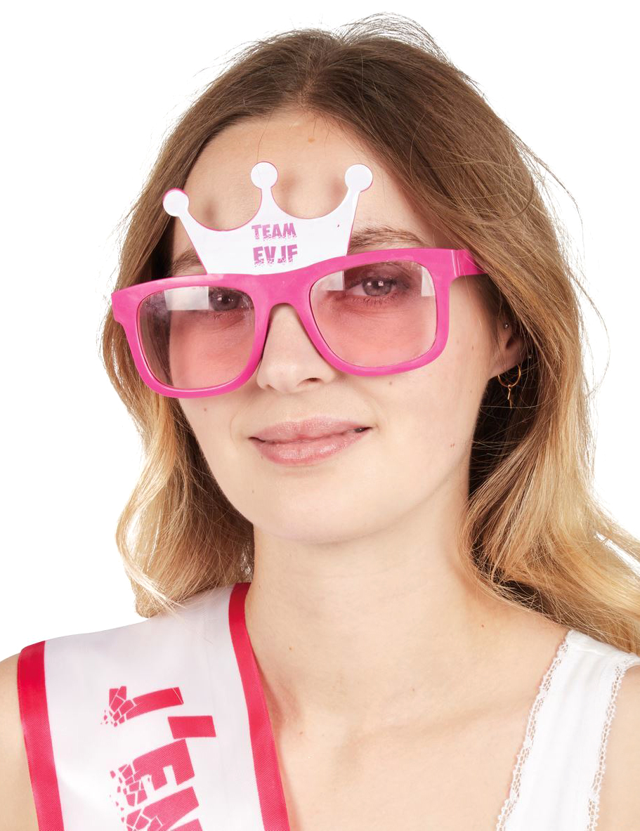 Lunettes couronne Team EVJF