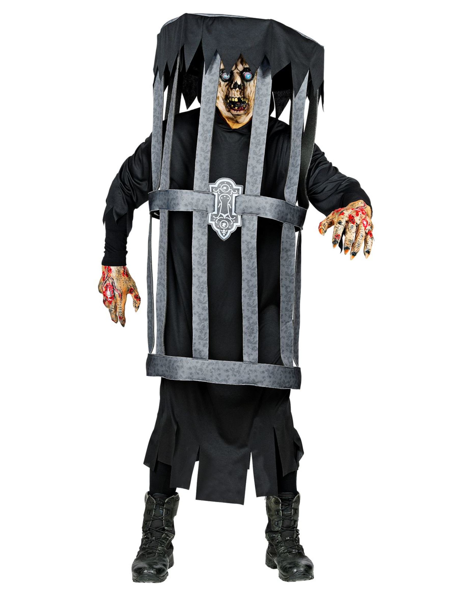 Déguisement zombie en cage adulte