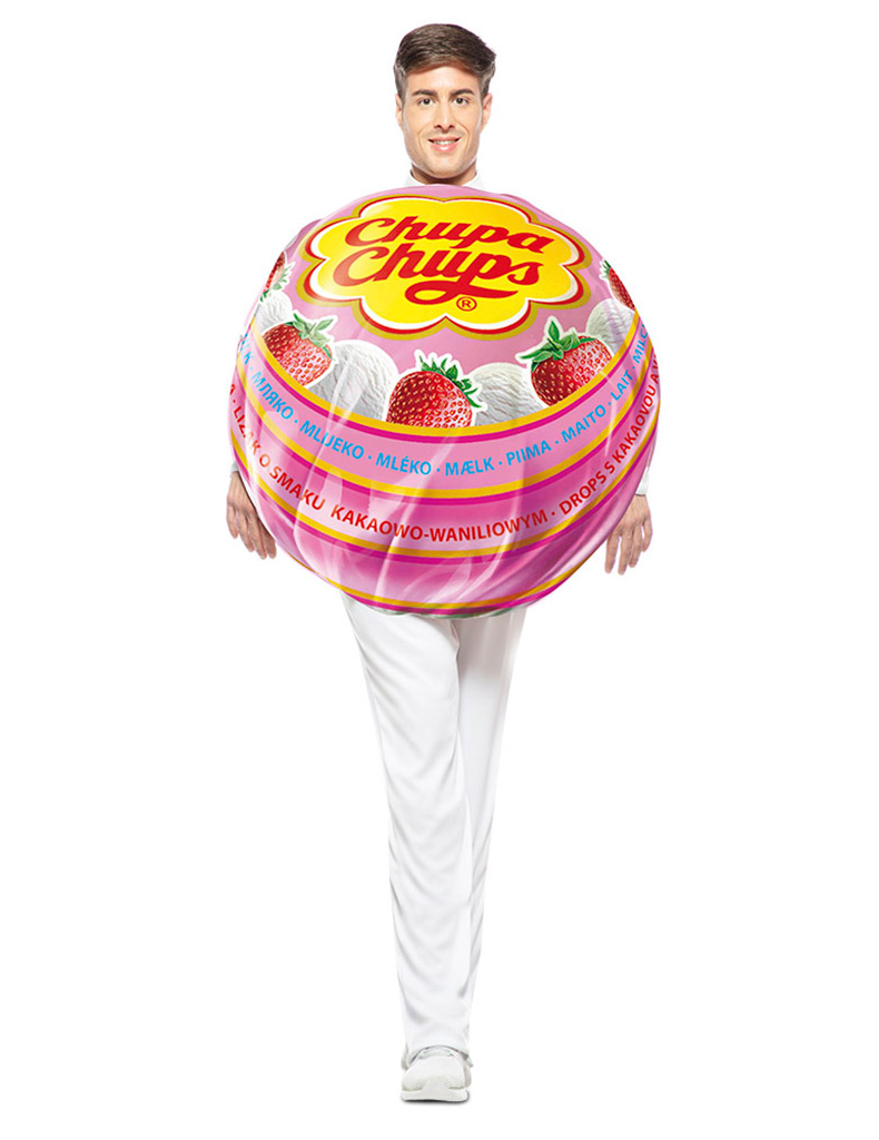 Déguisement sucette Chupa Chups adulte