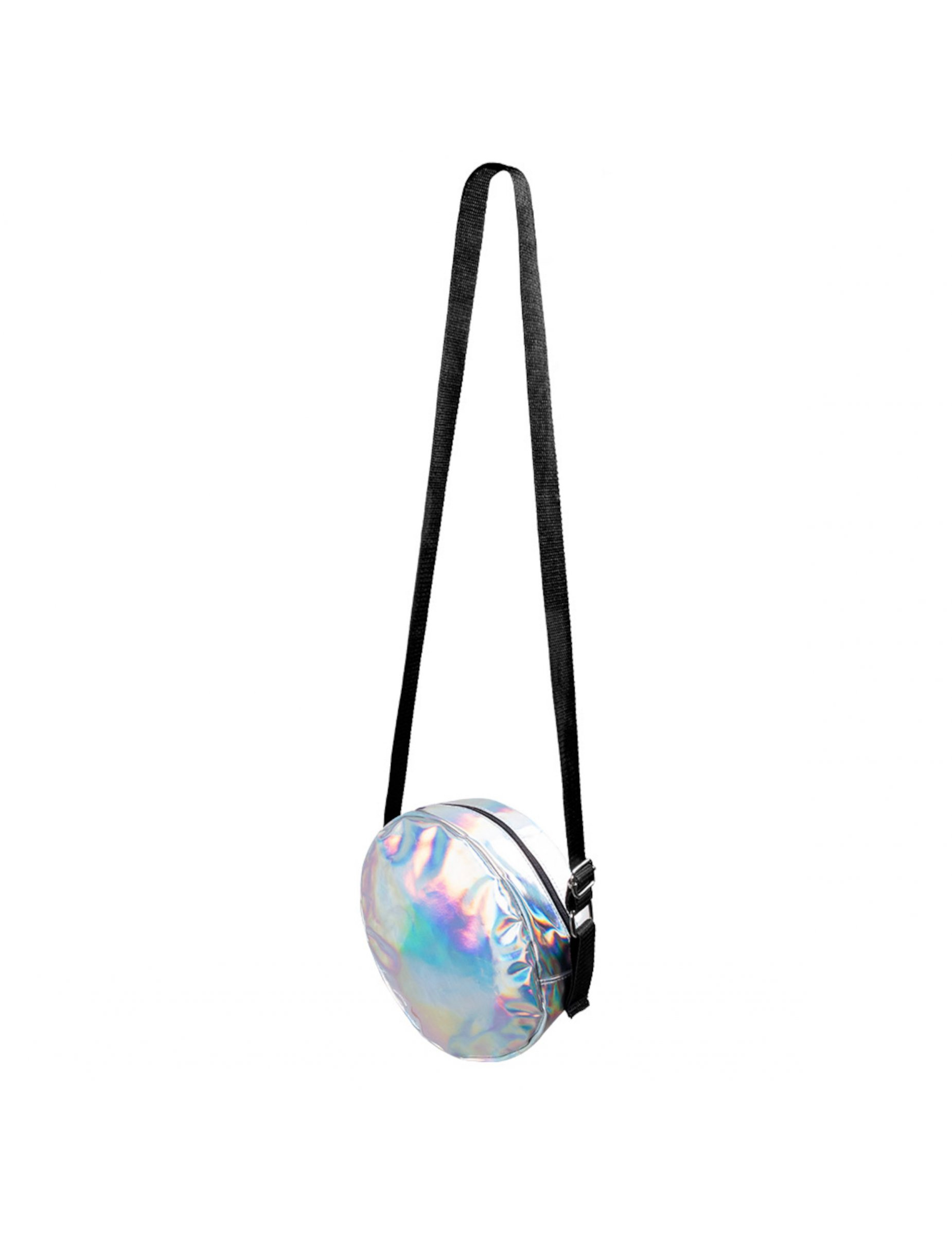 Sac à bandoulière rond holographique