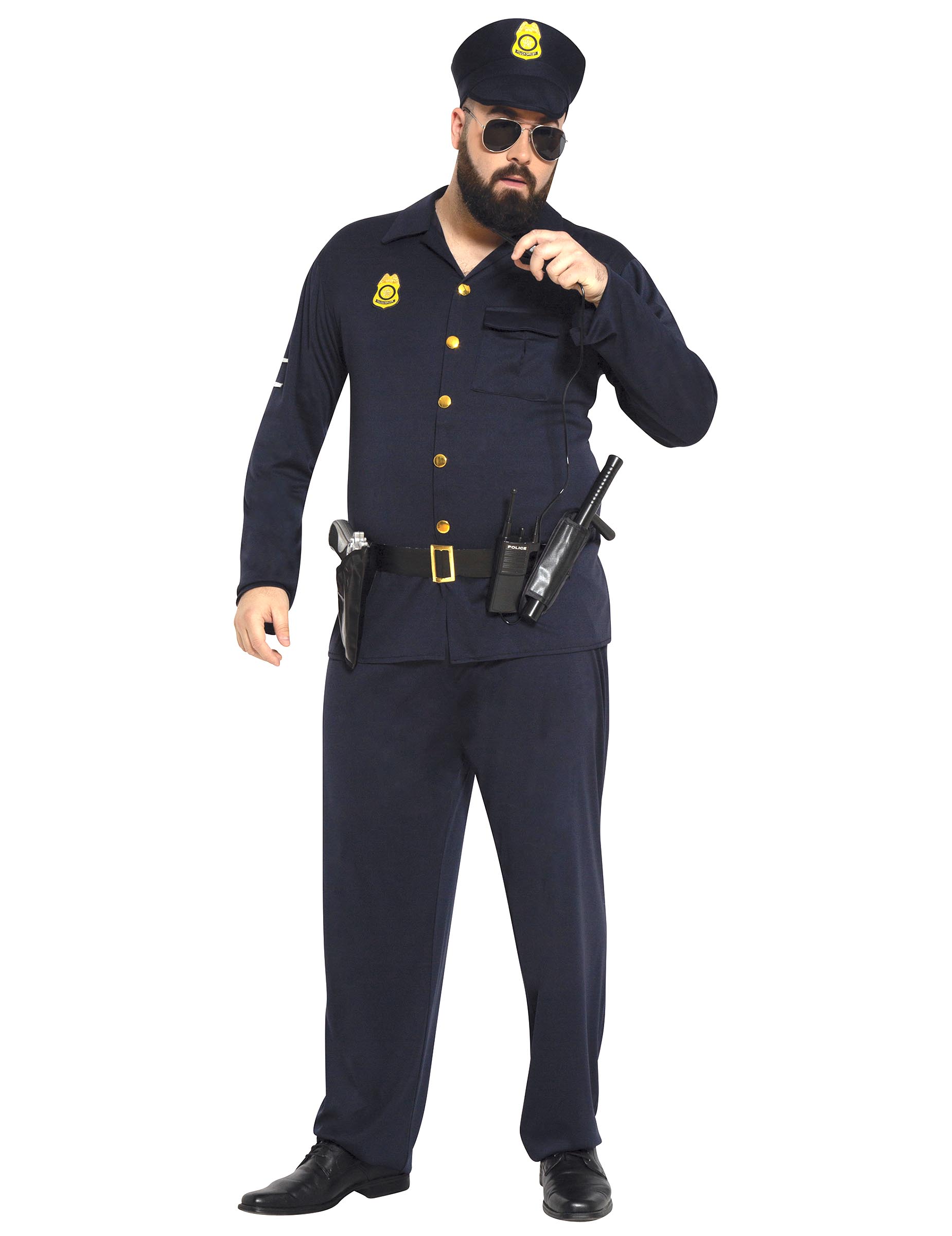 Déguisement policier grande taille adulte