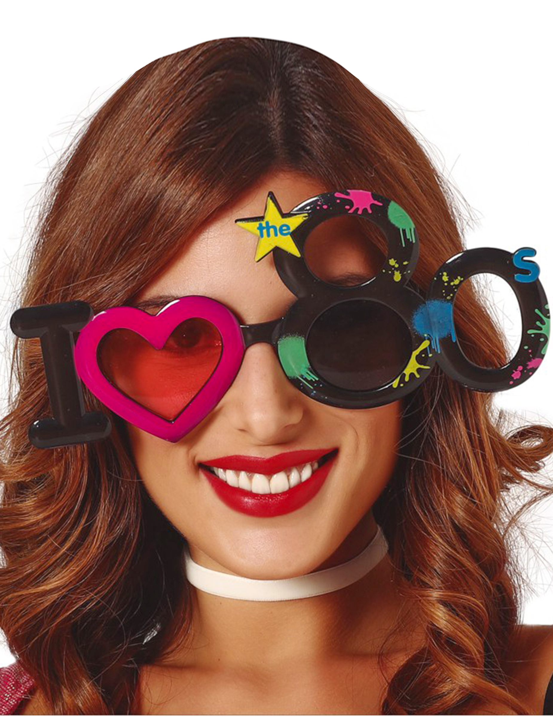 Lunettes I love 80's adulte