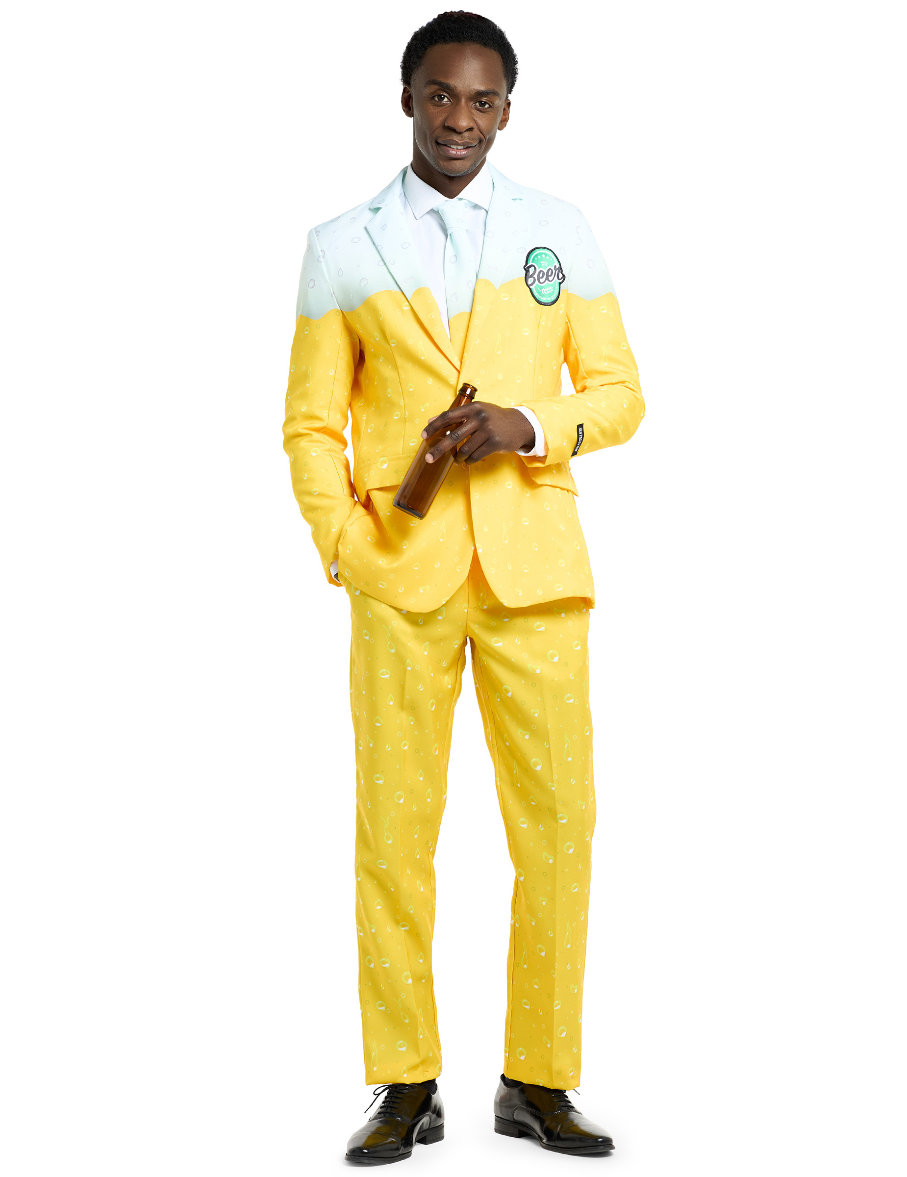 Costume Mr Bière jaune Suitmeisters adulte