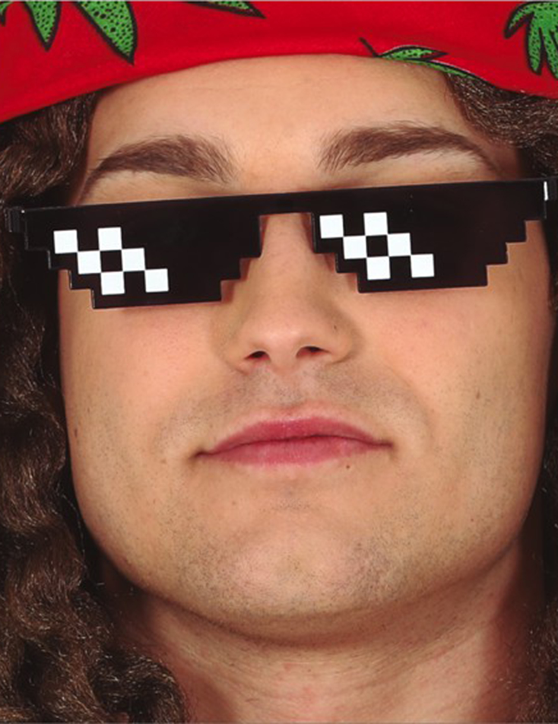 Lunettes de soleil pixellisées adulte