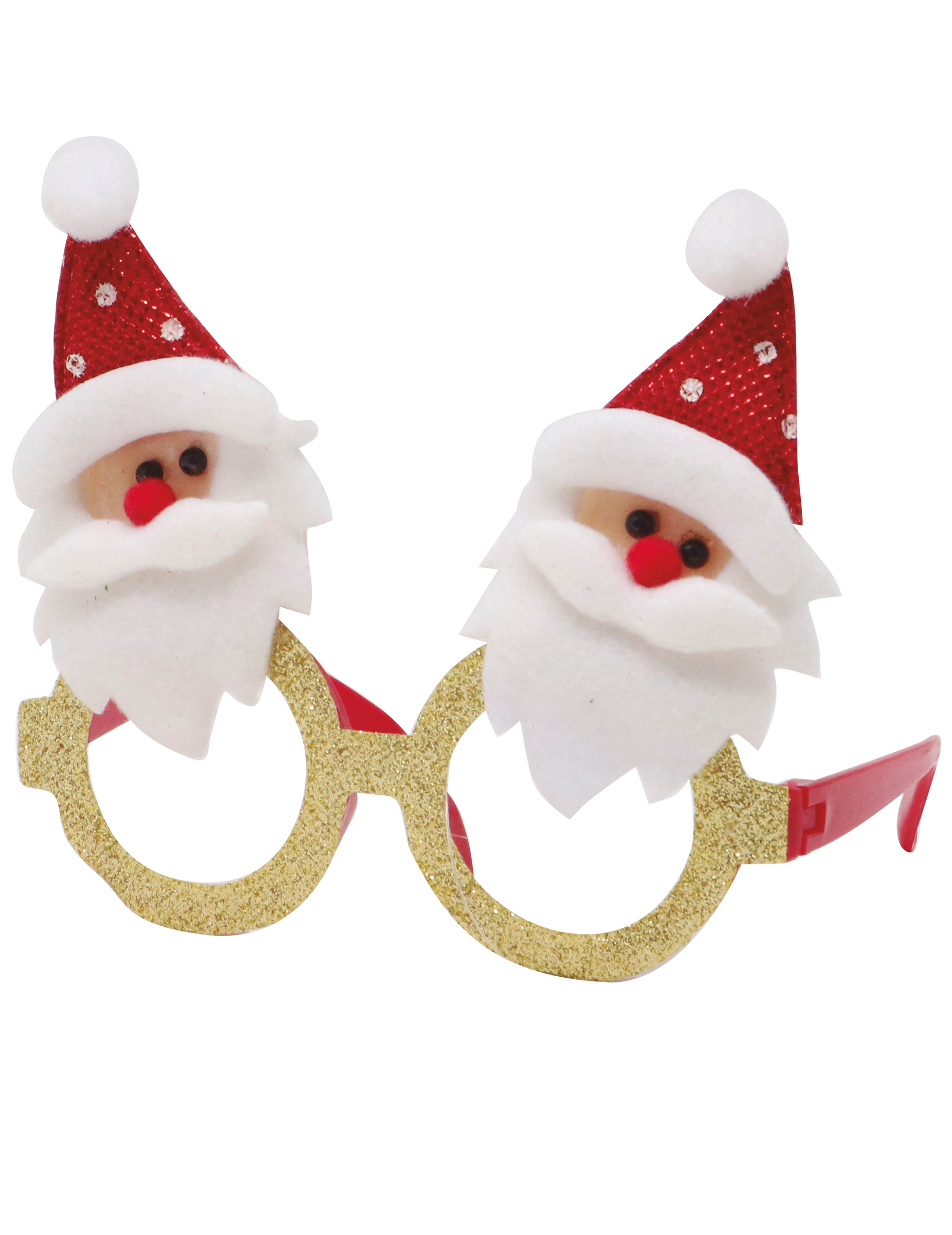 Lunettes humoristiques Pères Noël adulte