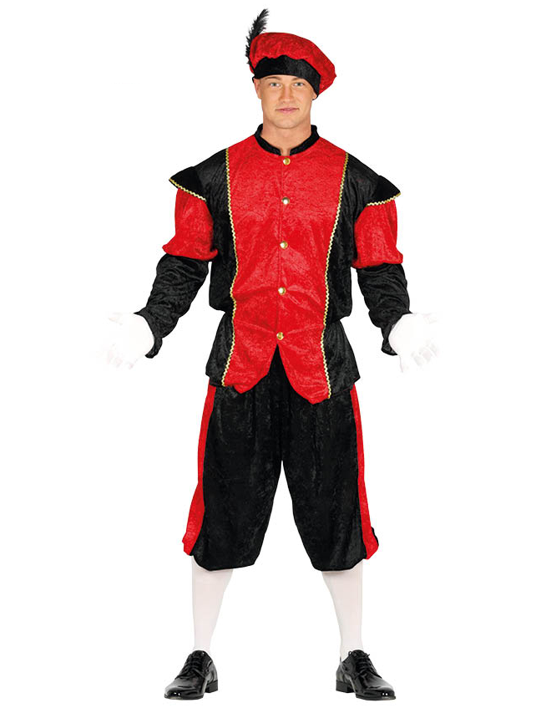 Déguisement Père fouettard rouge adulte