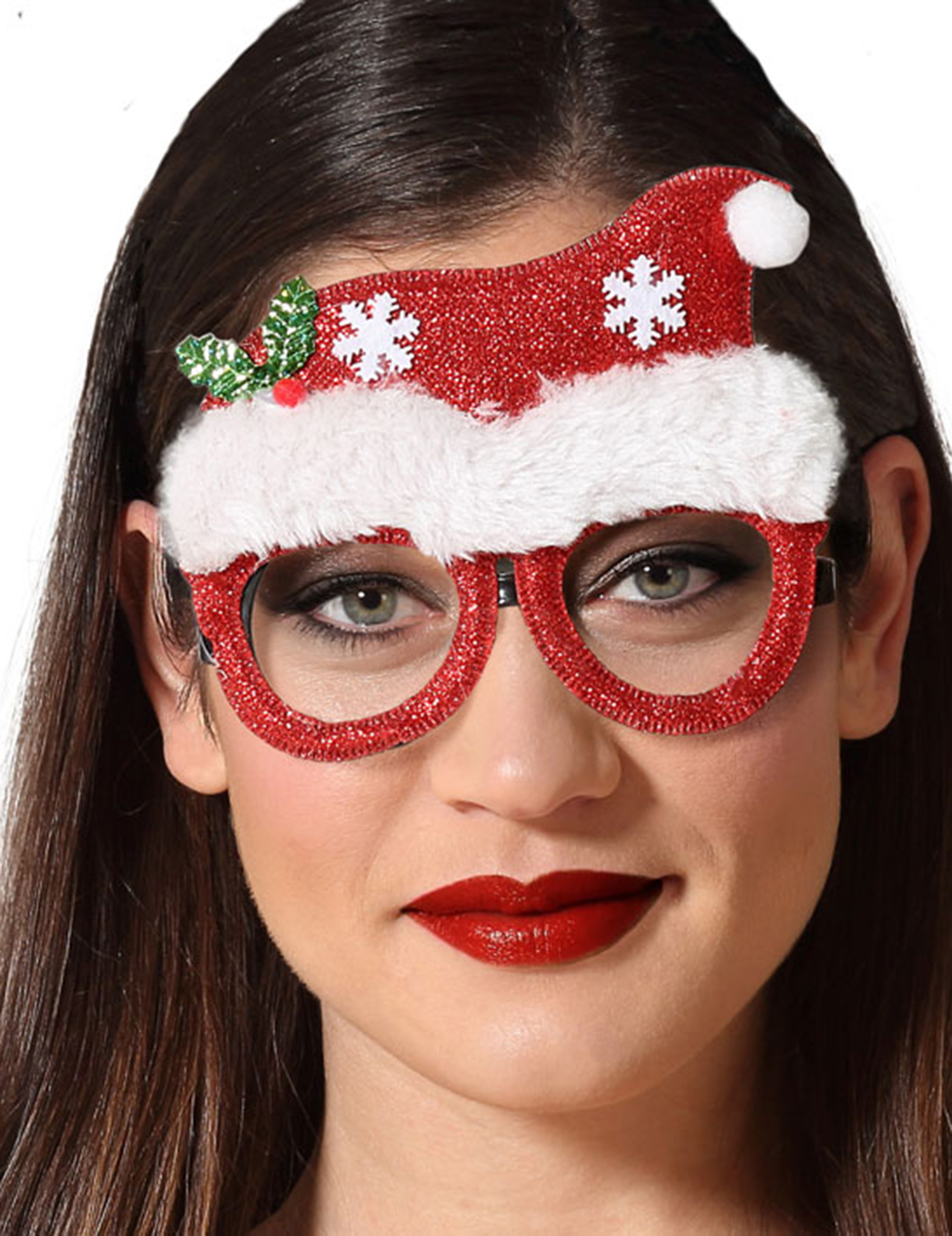 Lunettes humoristique bonnet de Noël adulte