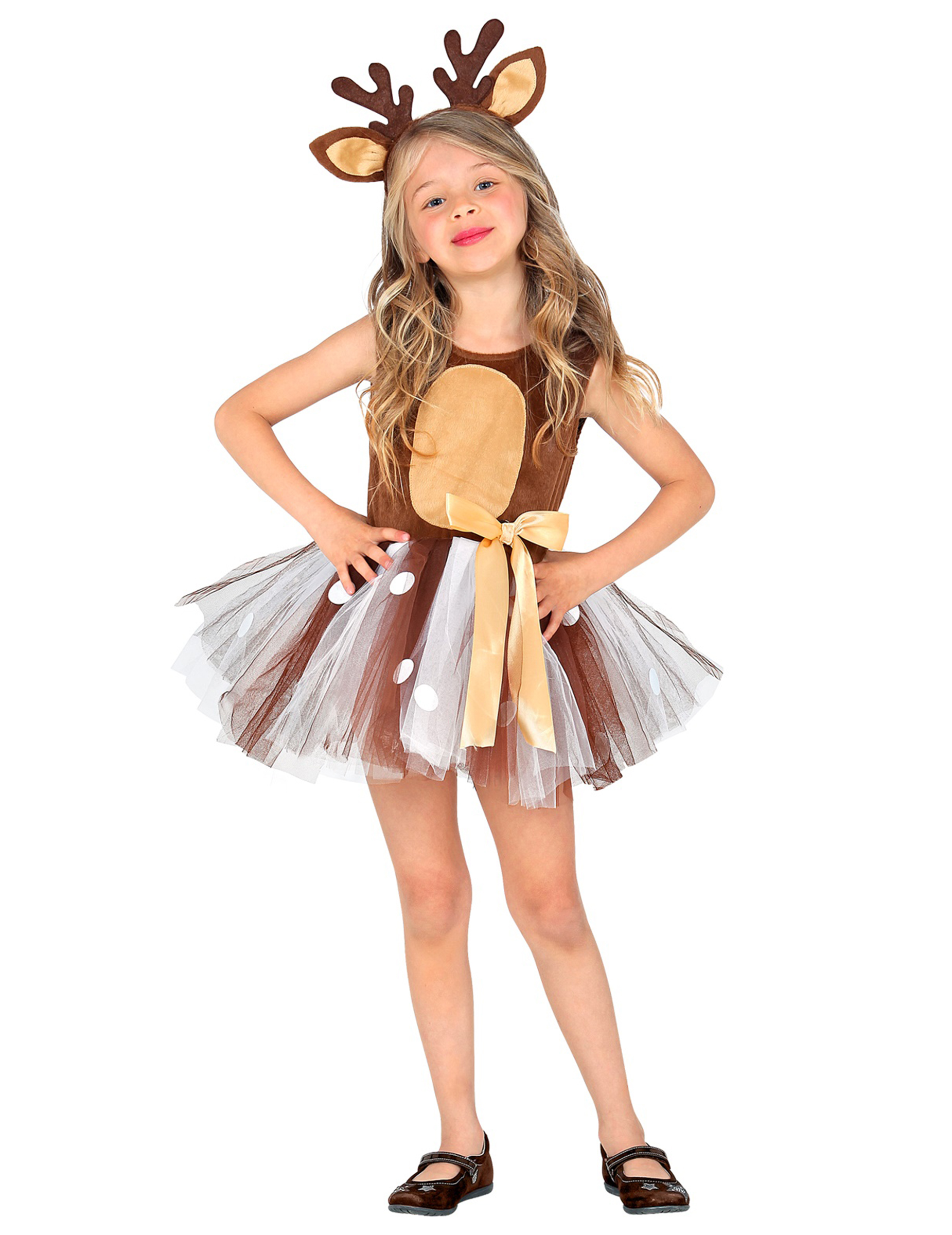 Déguisement petit renne tutu fille