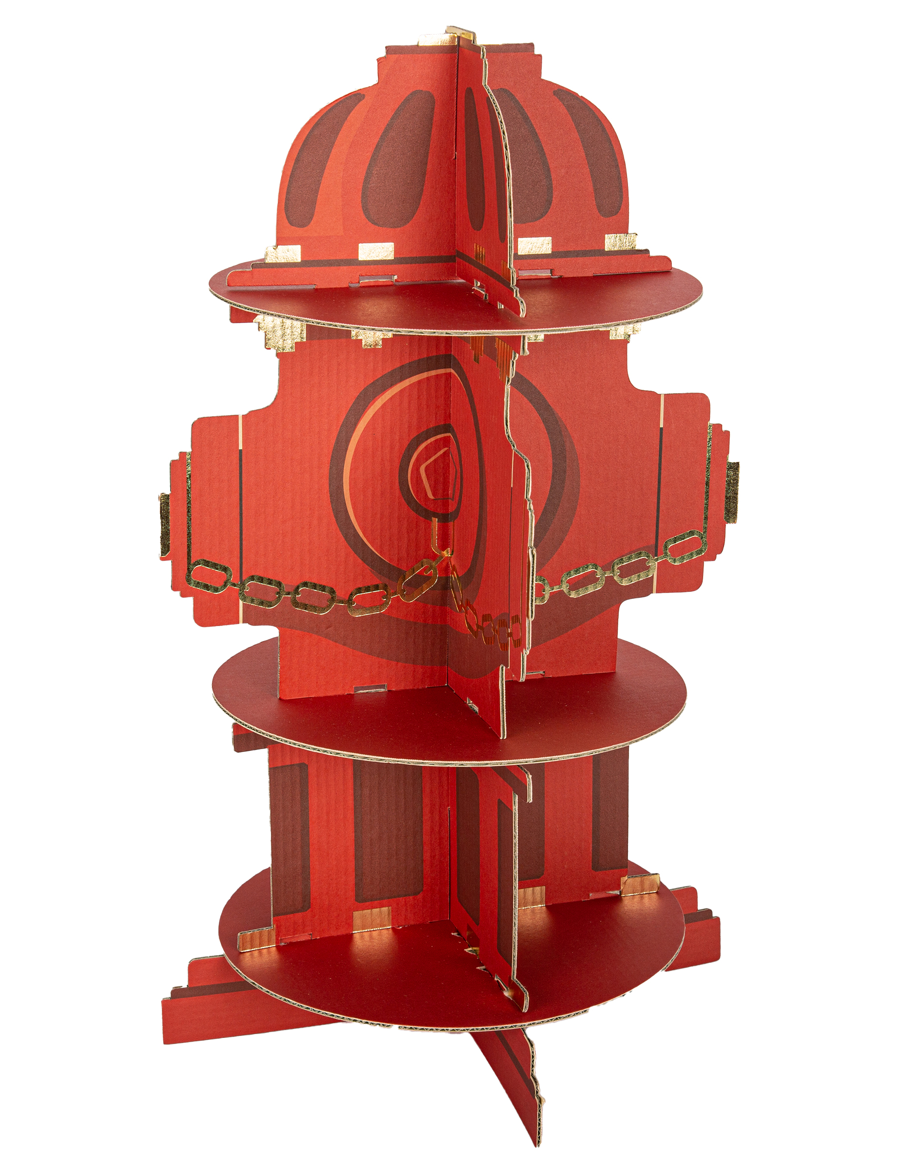 Présentoir bouche incendie 3 étages 43 cm