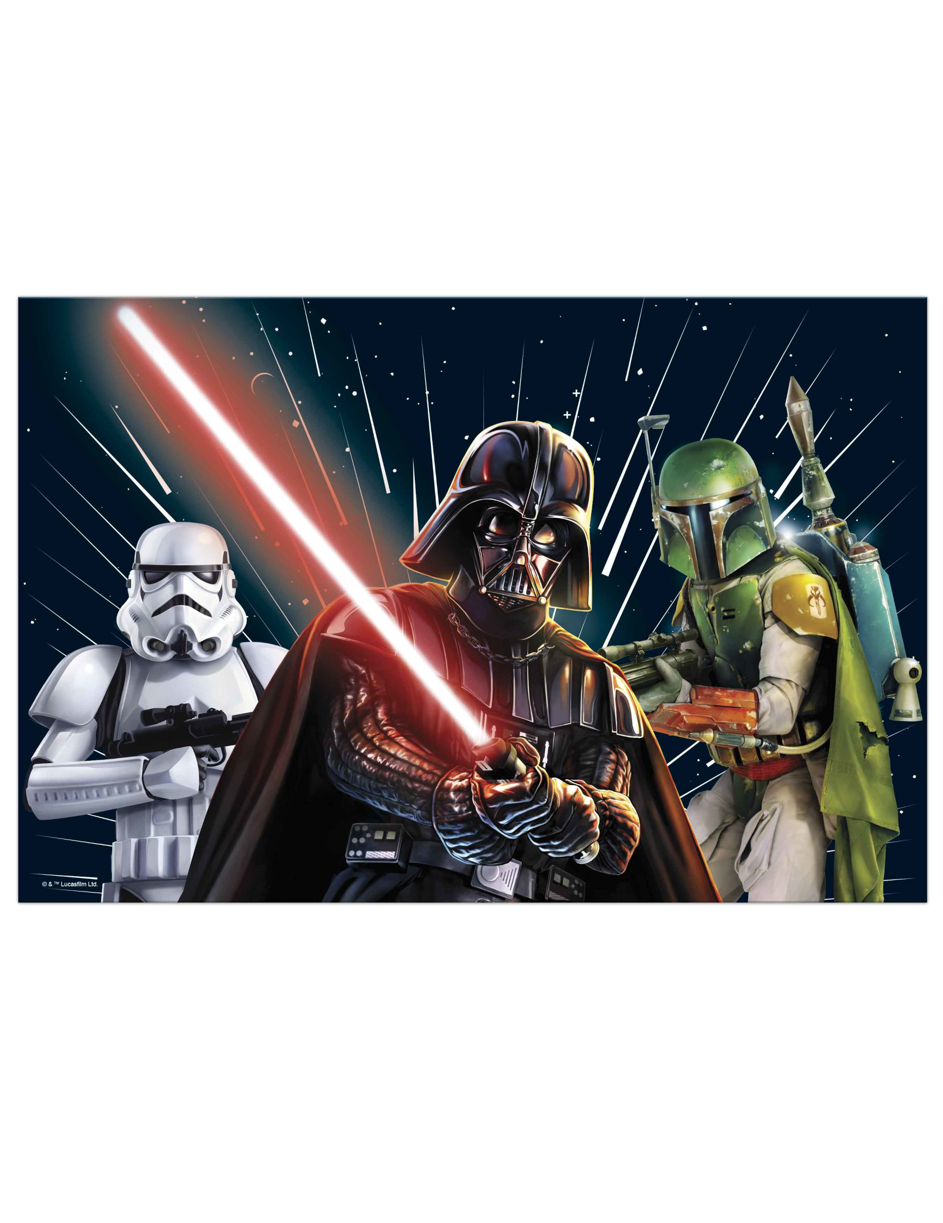 Nappe en plastique Star Wars Galaxy 120 x 180 cm