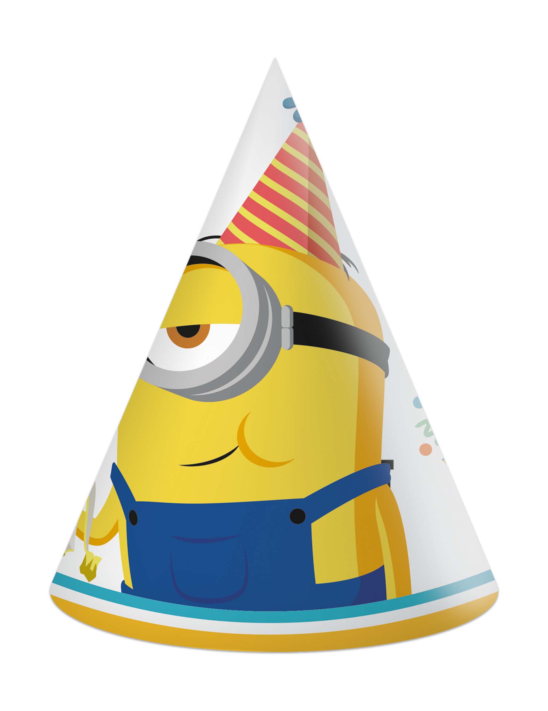 6 Chapeaux de fête Minions
