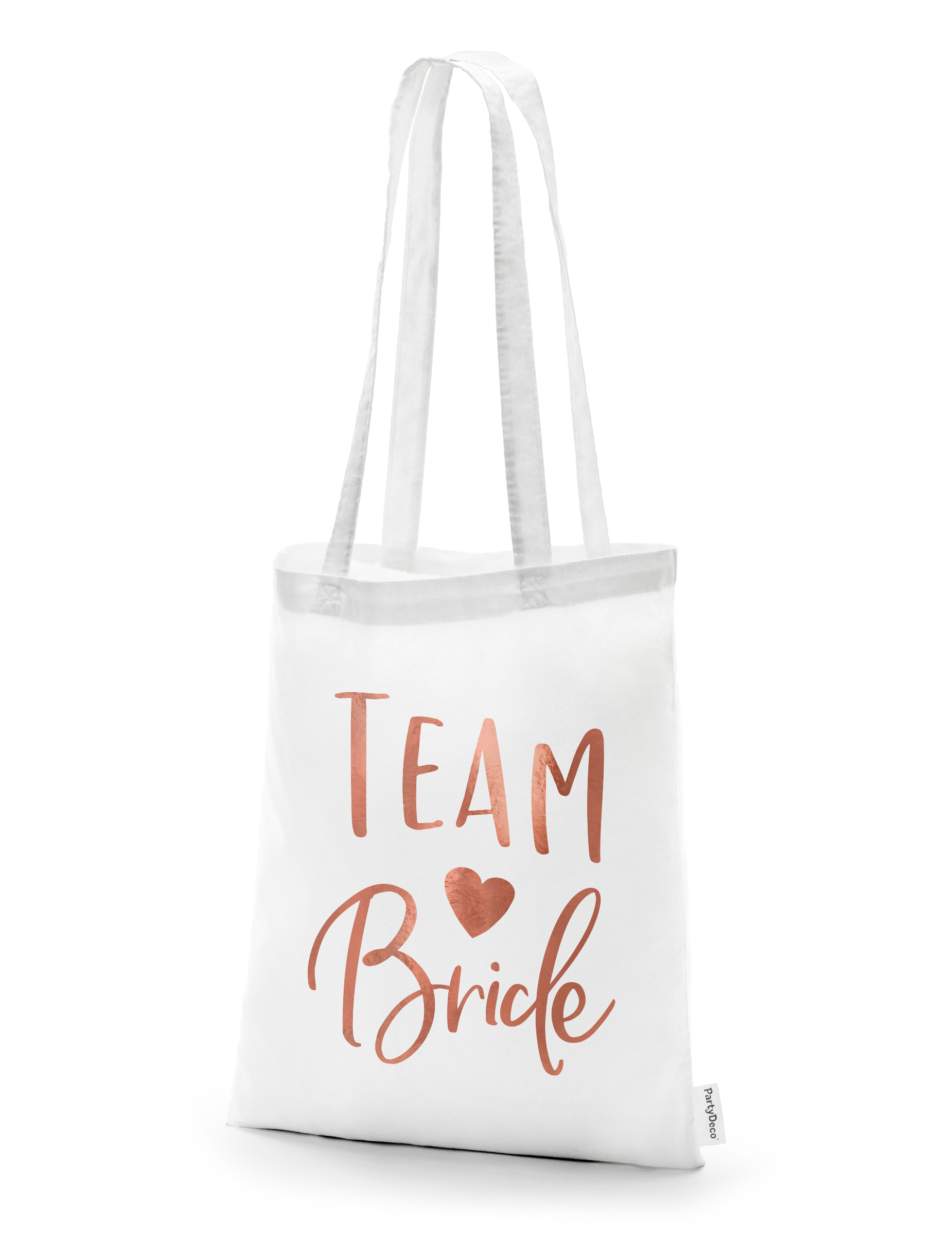 Tote bag Team Bride blanc 42 x 39 cm