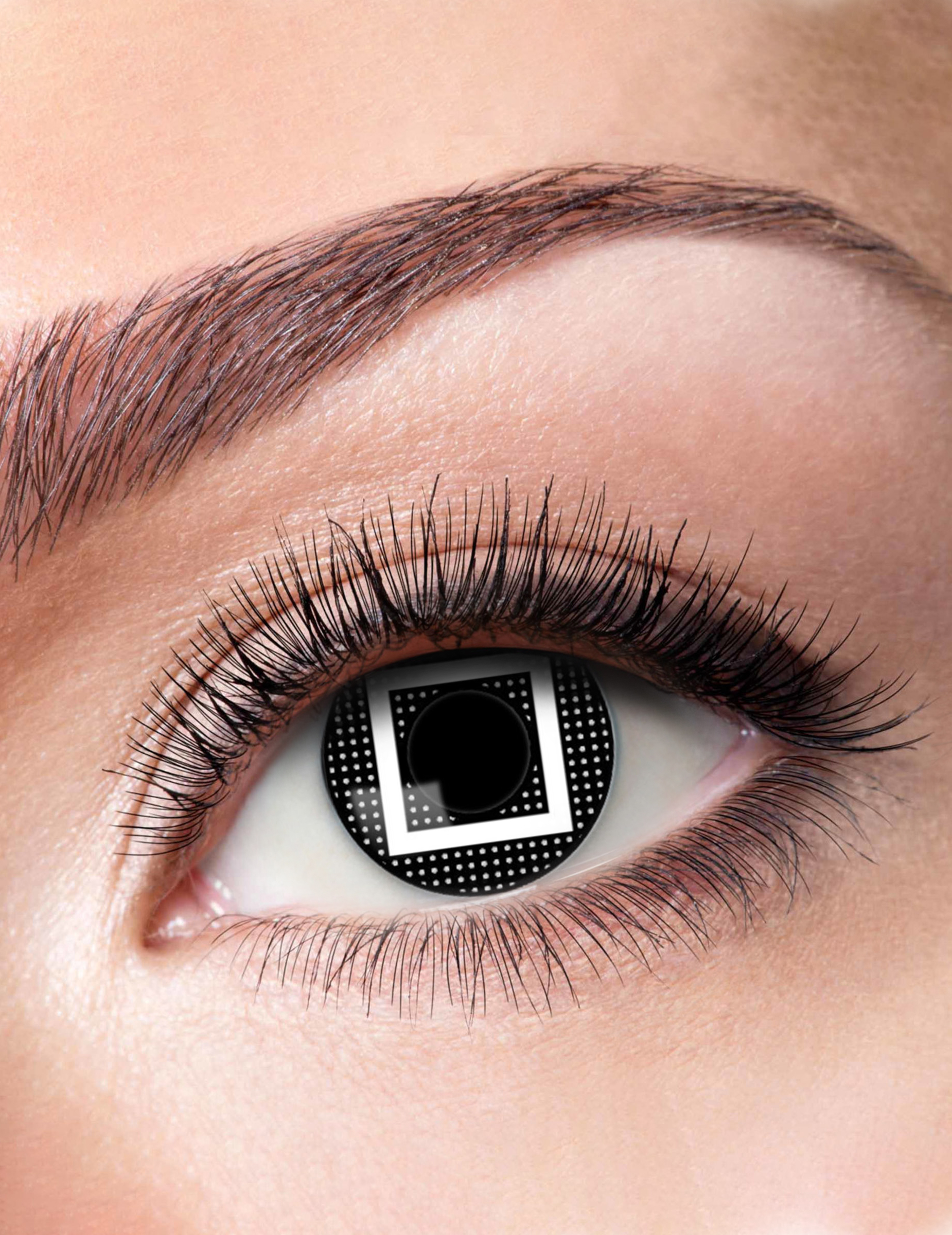 Lentilles fantaisie gardien de jeu symbole carré
