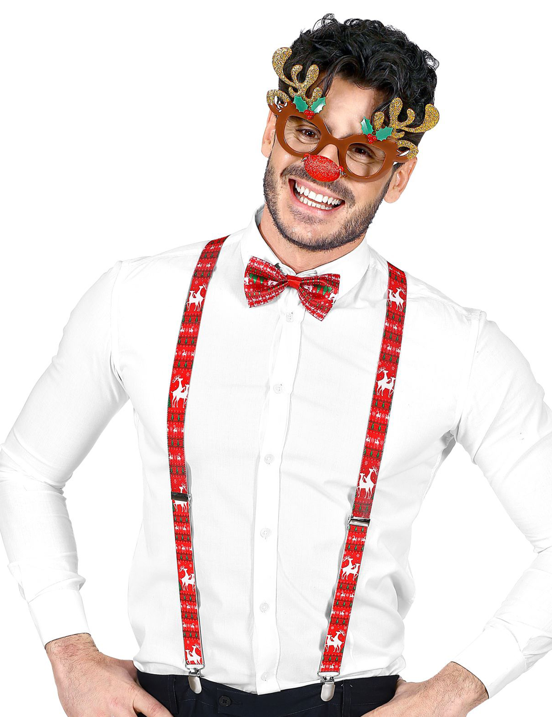 Kit accessoires renne de Noël adulte