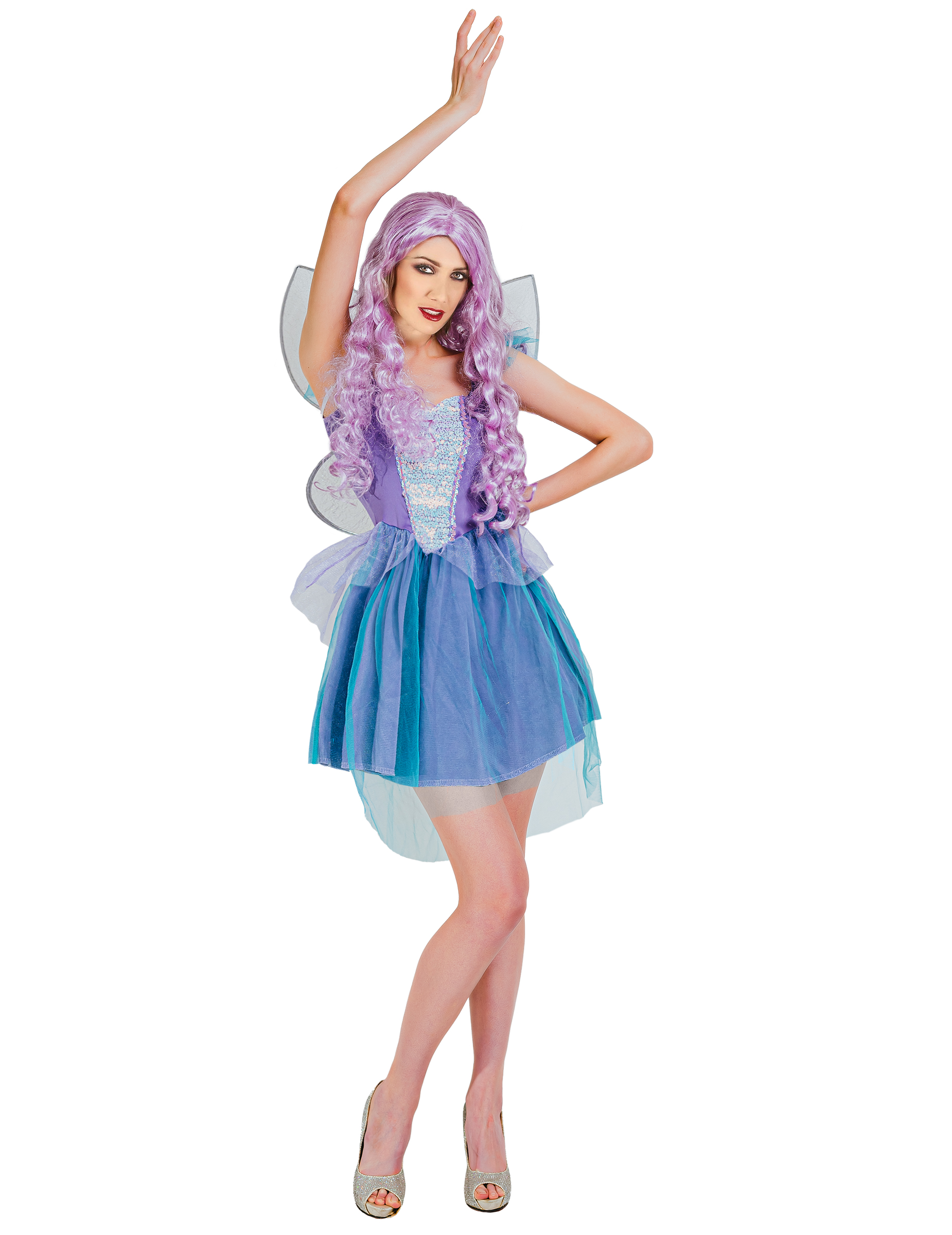 Déguisement de fée violette femme
