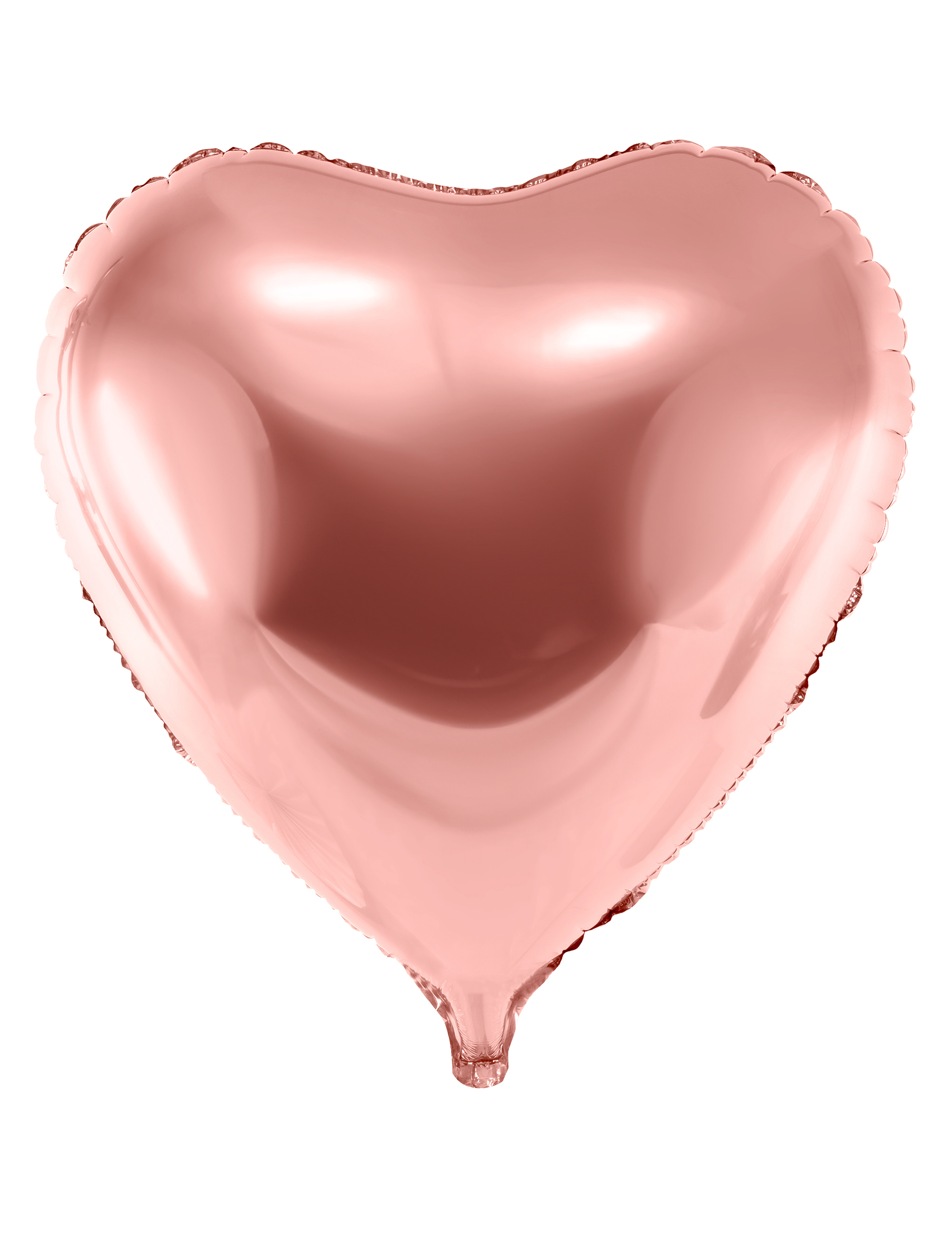 Ballon géant aluminium c ur rose gold 73 cm