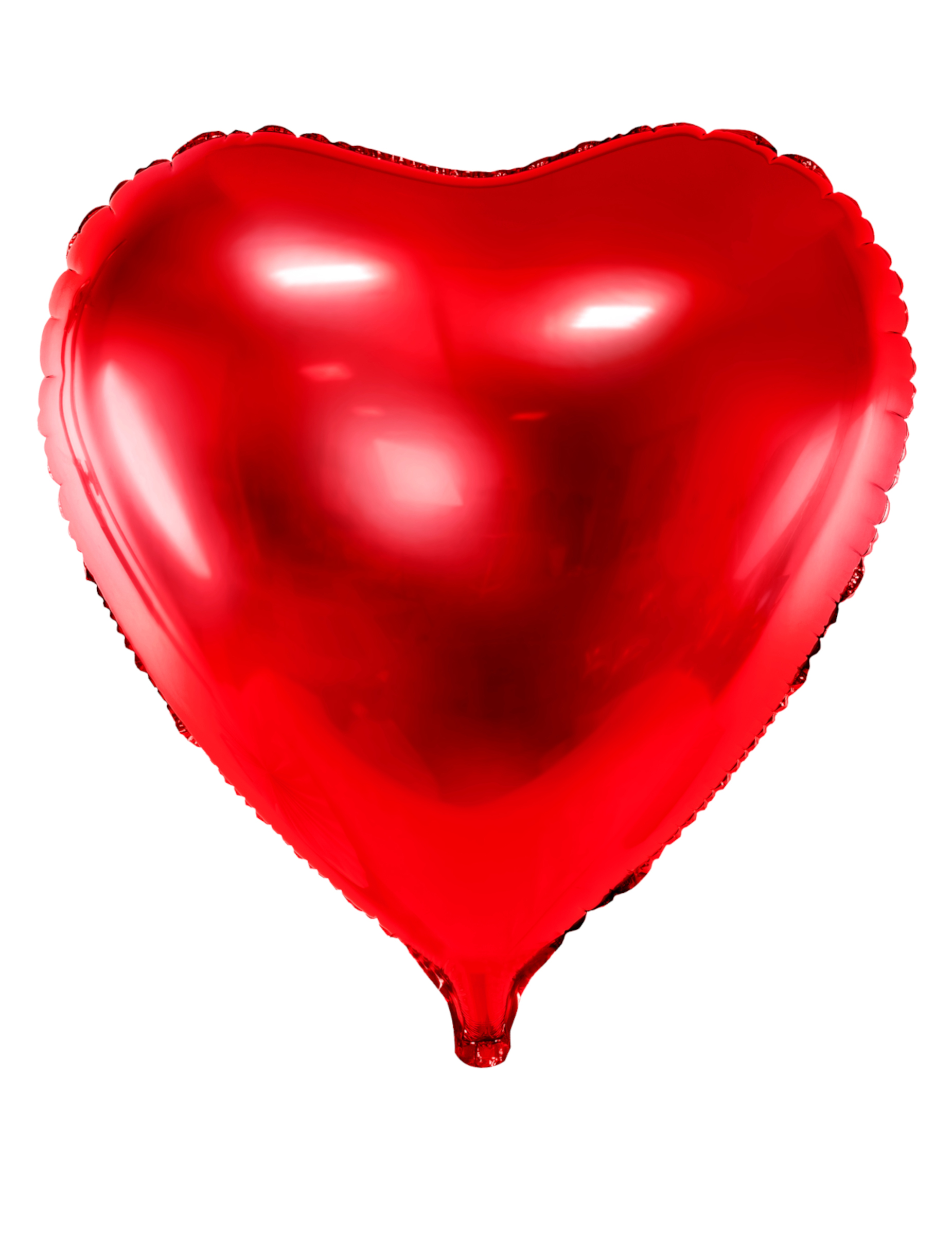 Ballon géant aluminium c ur rouge 73 cm