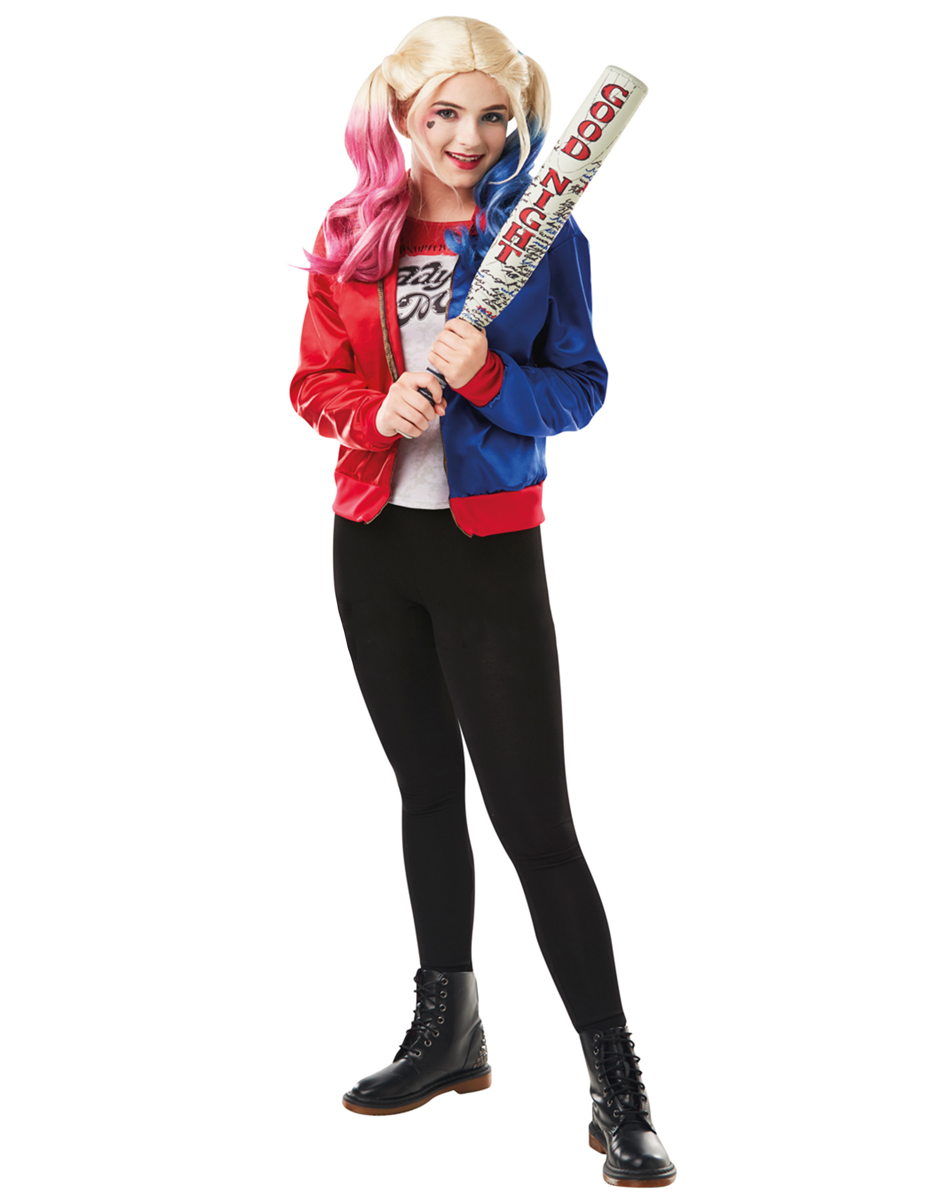 Veste et t-shirt intégré Harley Quinn Suicide Squad adolescente